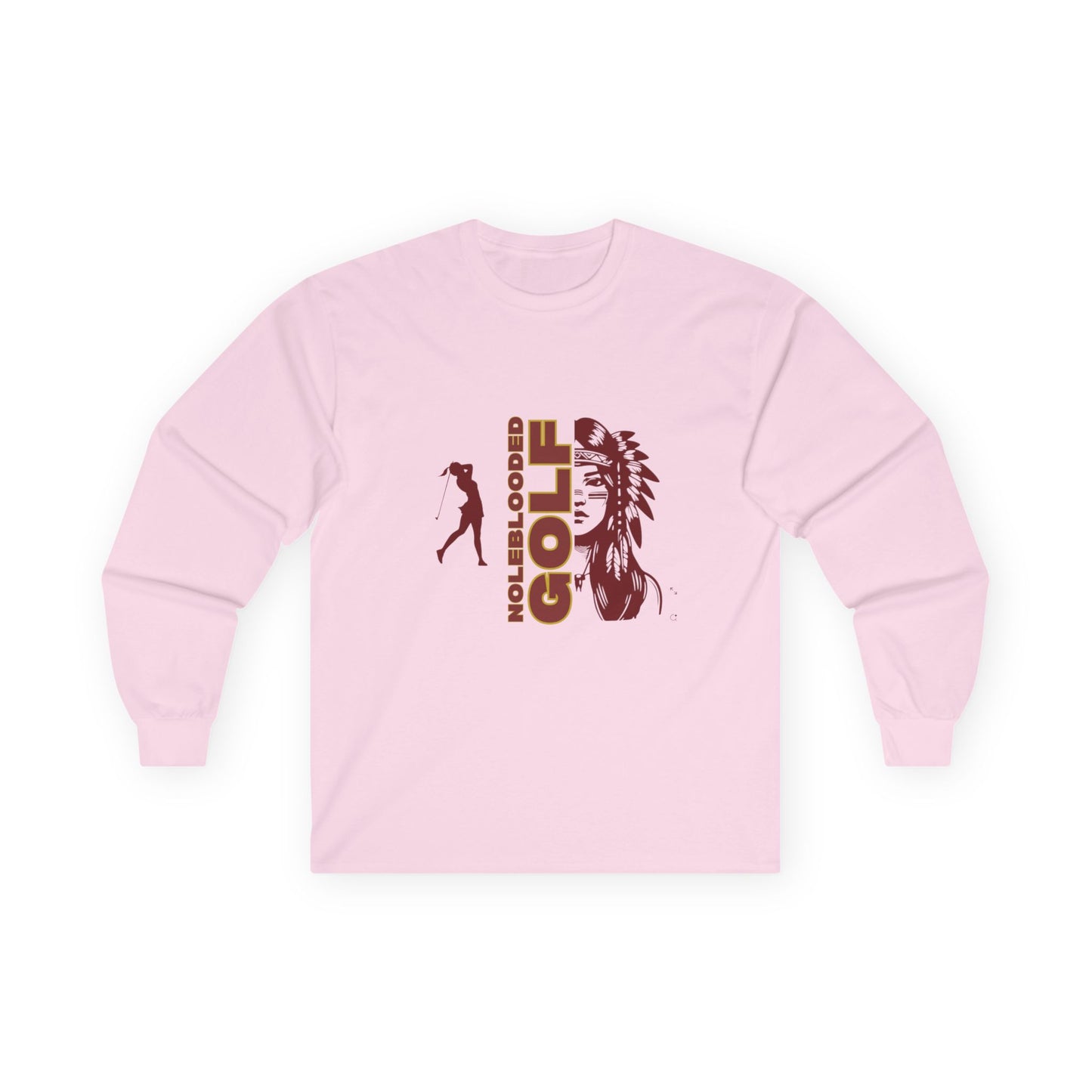 Noleblooded Athletics - Ladies Golf Unisex Double-Sided, Long Sleeve Tee