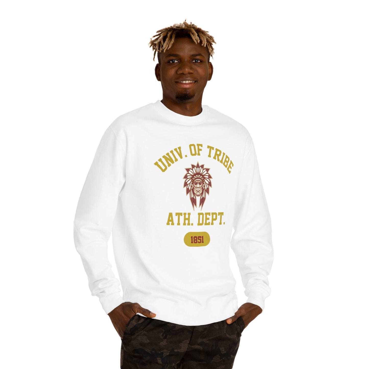 University of Tribe Athletic Department - Unisex College Tribe Sweatshirt