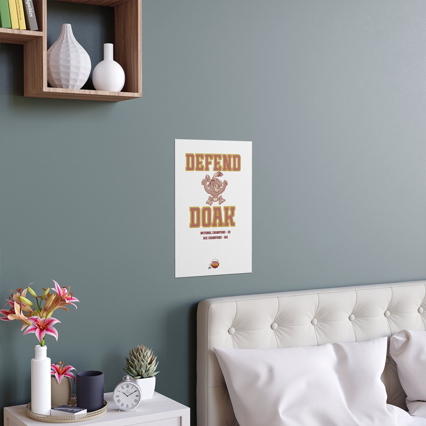 Gameday - "DEFEND DOAK" Silk Dorm Room Poster