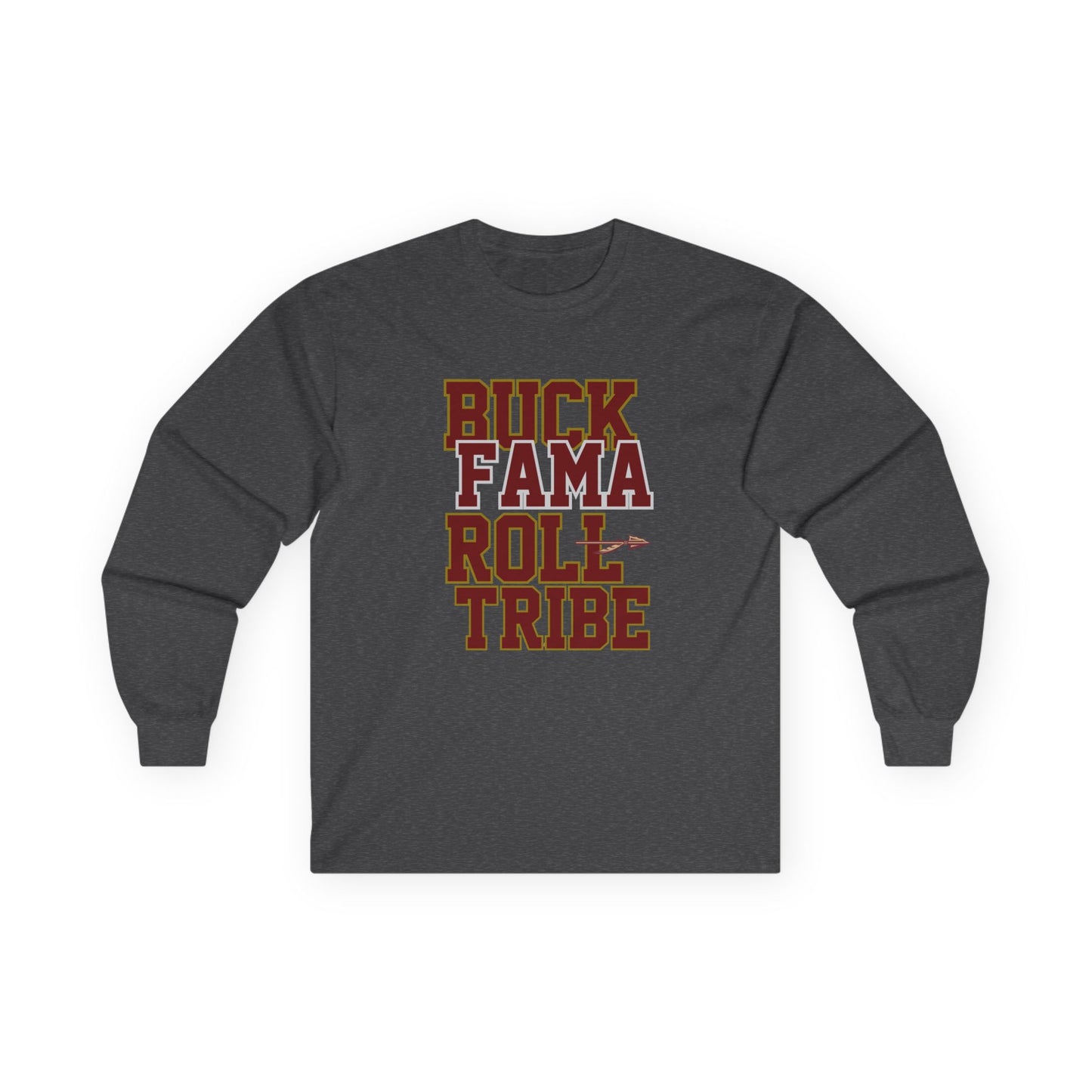 Roll Tribe 'Buck Fama Roll Tribe' Unisex Long Sleeve Tee -