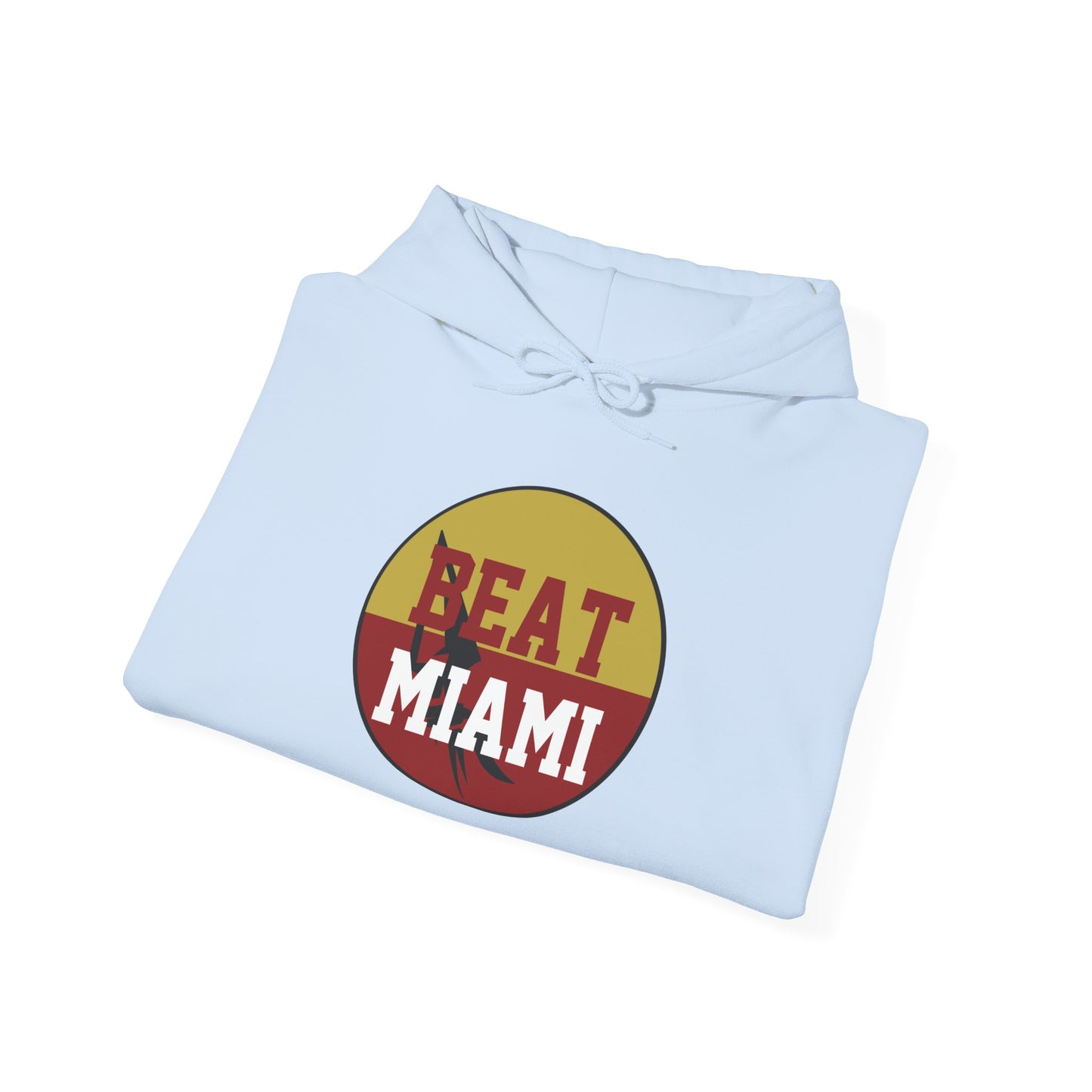 Gameday - "BEAT MIAMI" Button Unisex Heavy Blend Hoodie