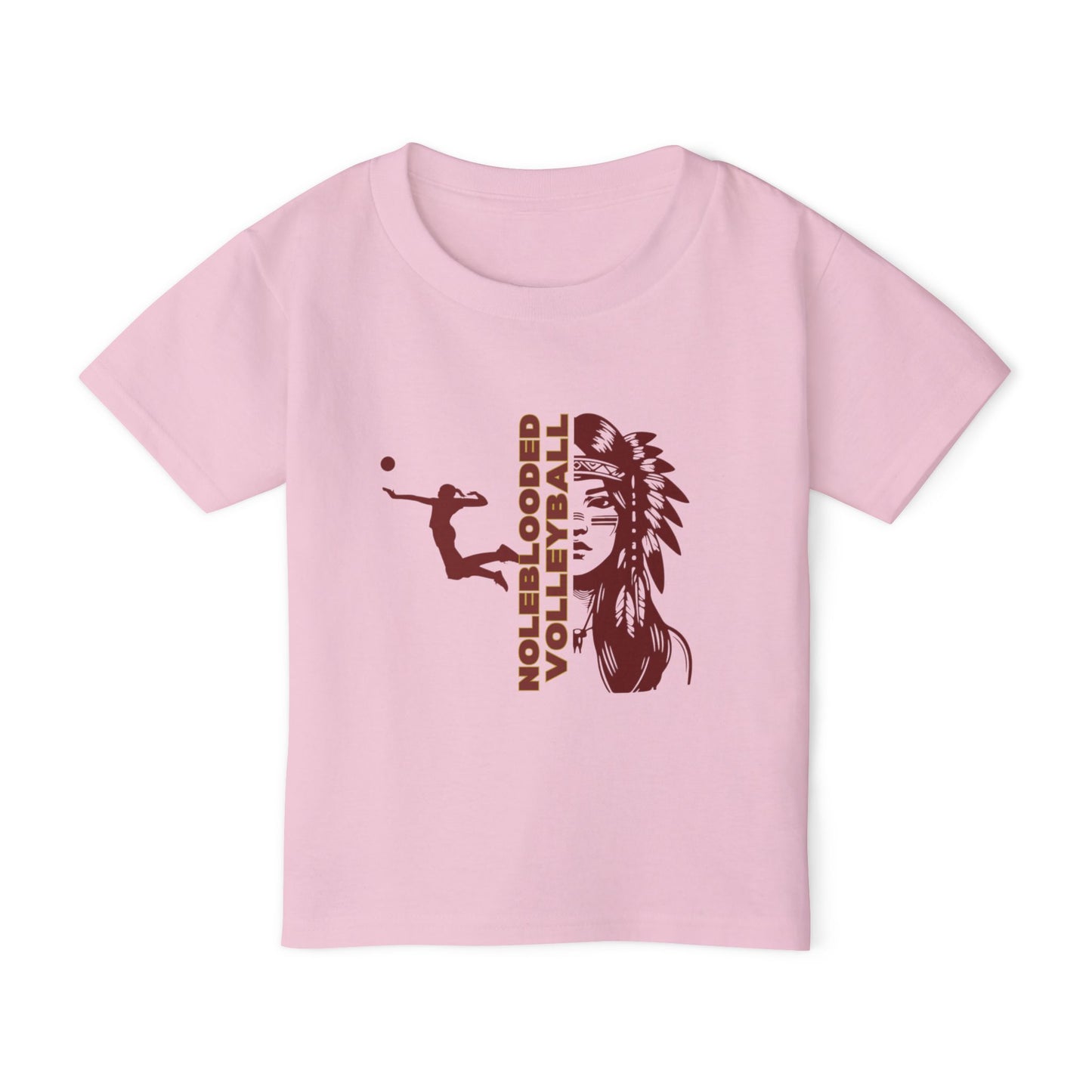 Noleblooded Athletics - Ladies Volleyball Double-Sided, Toddler T-Shirt