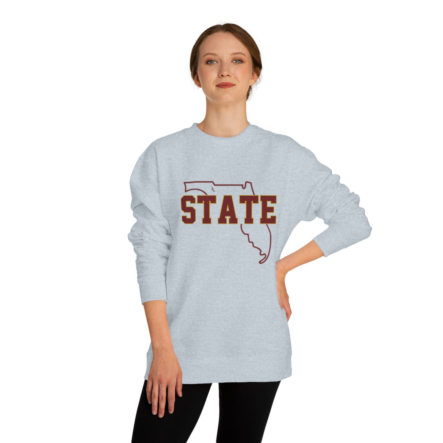 Roll Tribe - "STATE X STATE" Unisex Crew Neck Sweatshirt
