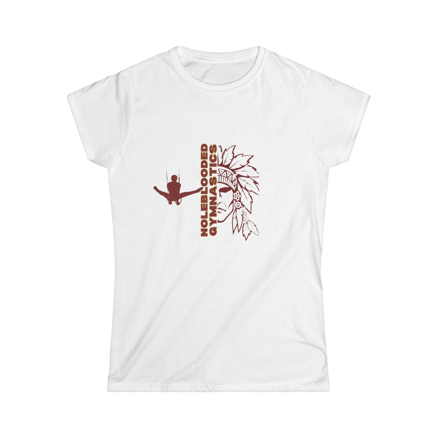 Noleblooded Athletics - Gymnastics Unisex , Double-Sided, Graphic T-Shirt