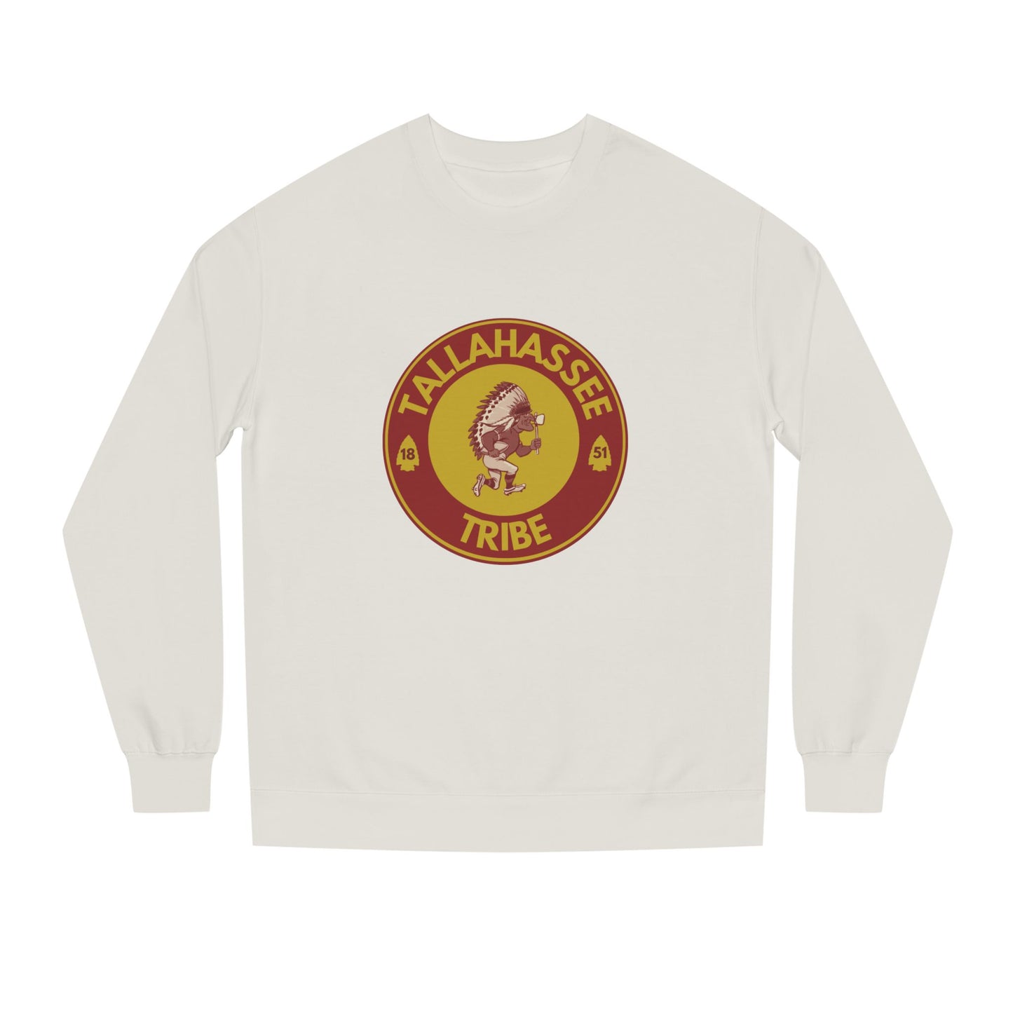 Roll Tribe :Tallahassee Tribe" Double-Sided, Unisex Crew Neck Sweatshirt