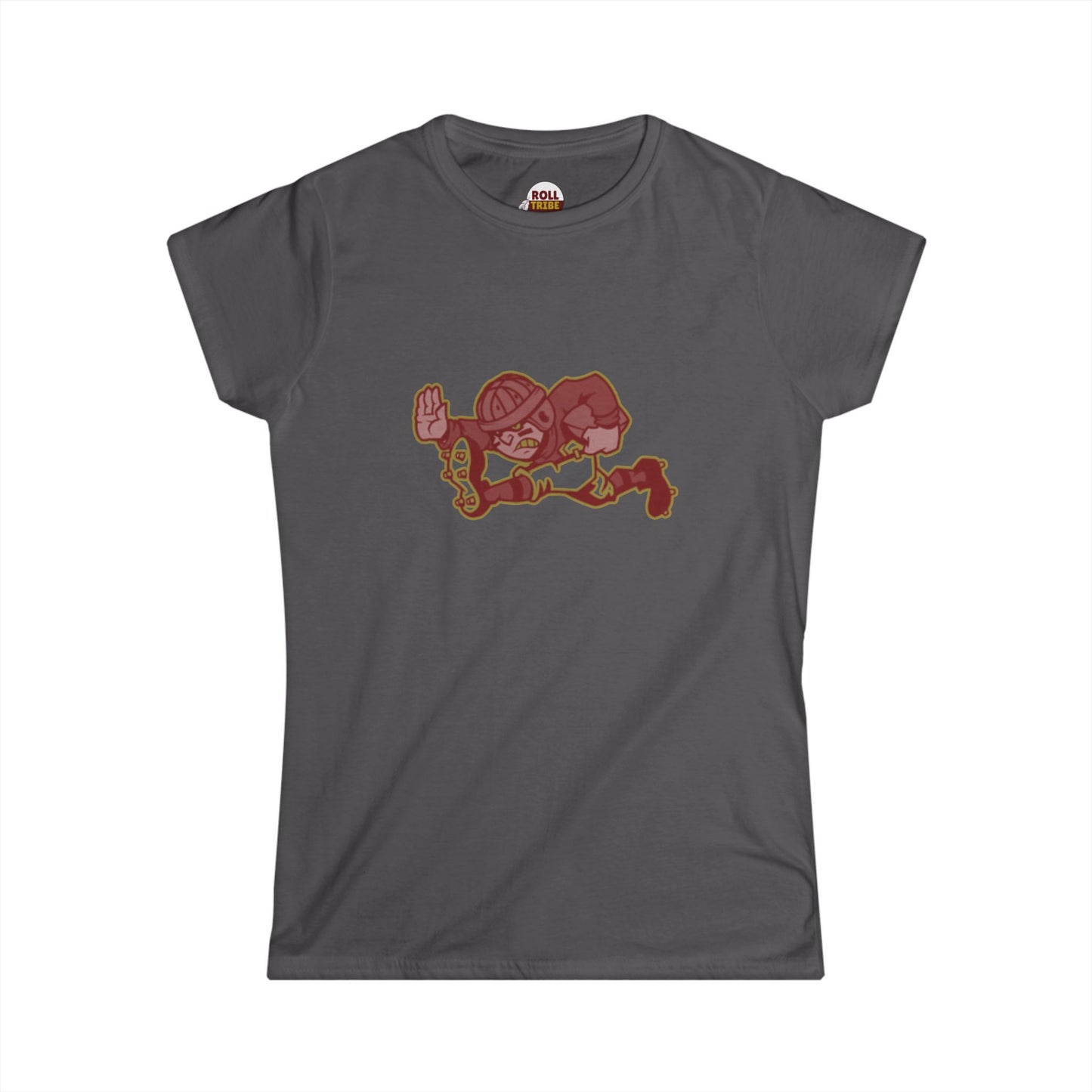Roll Tribe - "Old Skewl Football" Women's Softstyle Tee