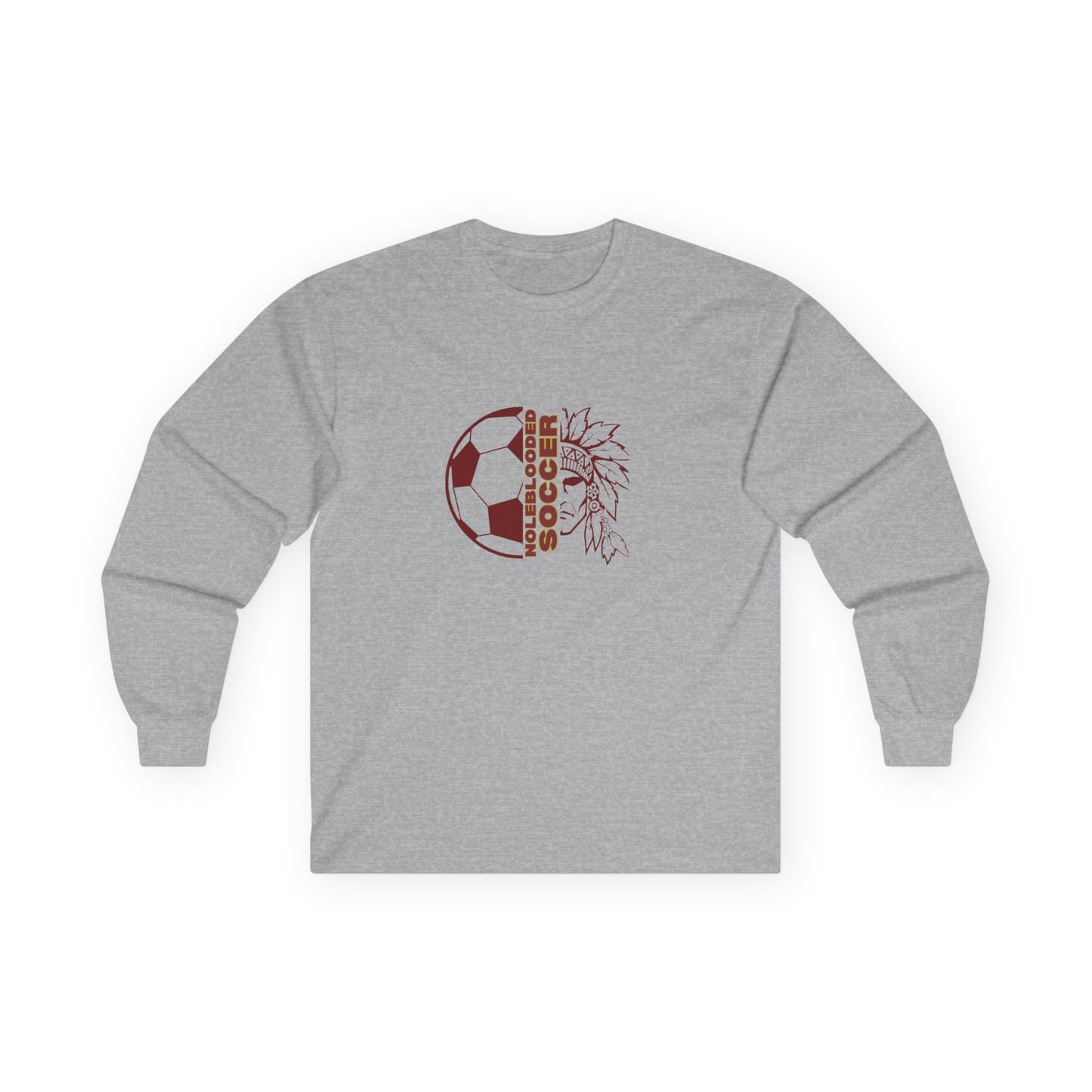 Noleblooded Athletics - Soccer Unisex Graphic Long Sleeve Tee
