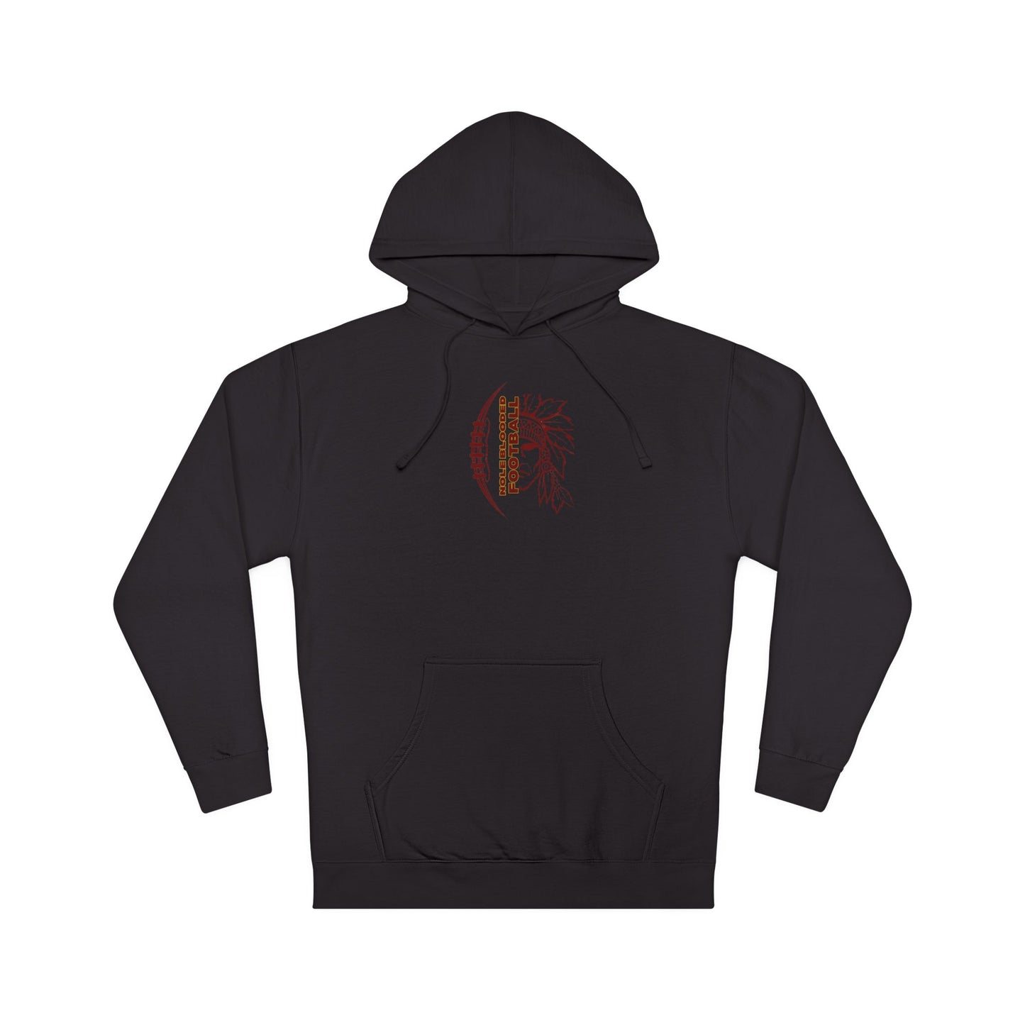NOLEBLOODED Football Unisex Double-Sided, Hooded Sweatshirt