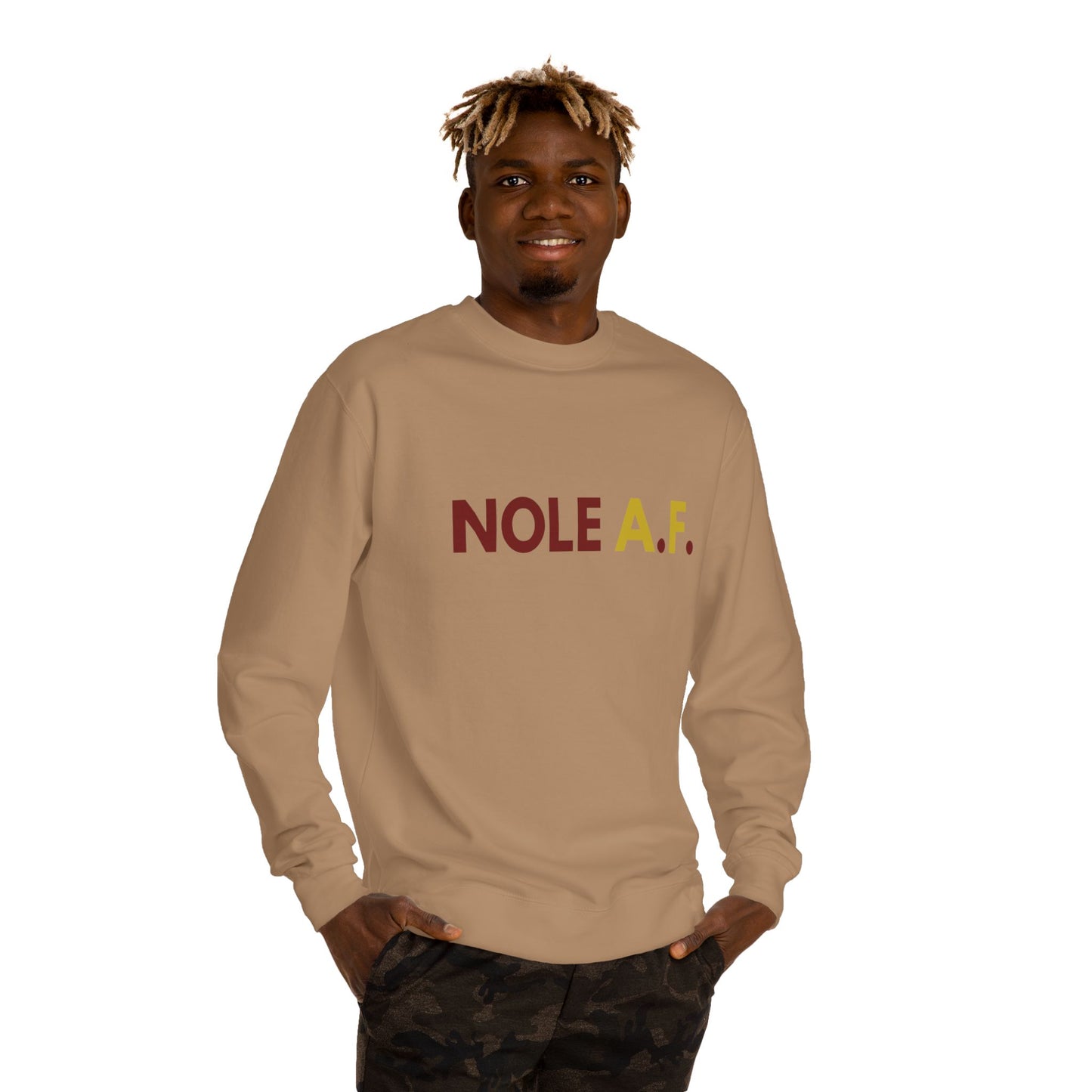 Gameday - "NOLE A.F."  Unisex Crew Neck Sweatshirt