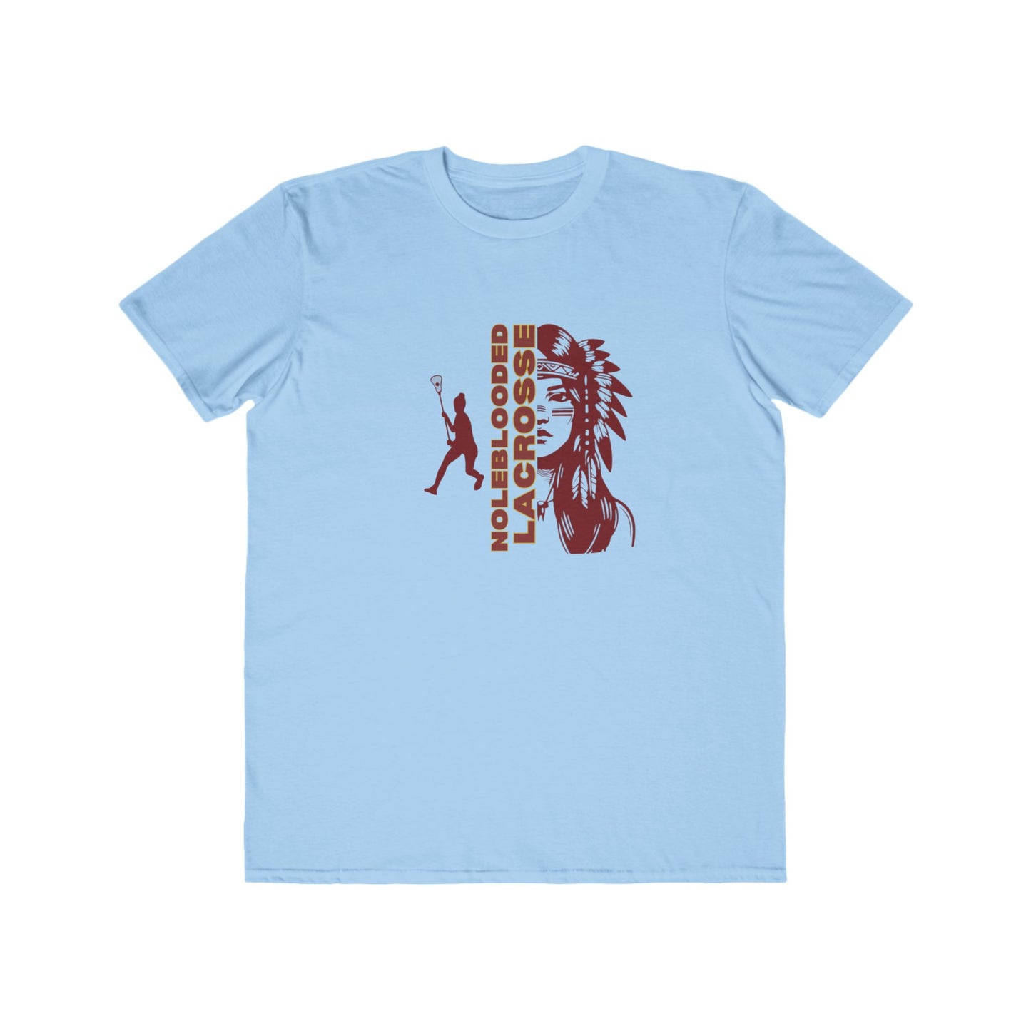 Noleblooded Athletics - Ladies Lacrosse Unisex Lightweight Double-Sided, Spirit Tee