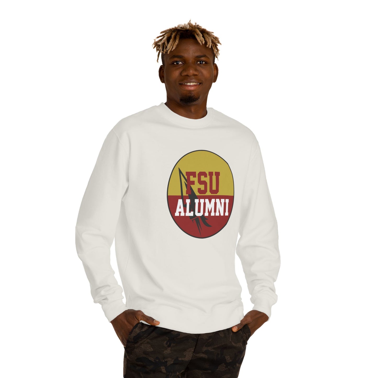 Gameday - "FSU ALUMNI Button" Unisex Crew Neck Sweatshirt