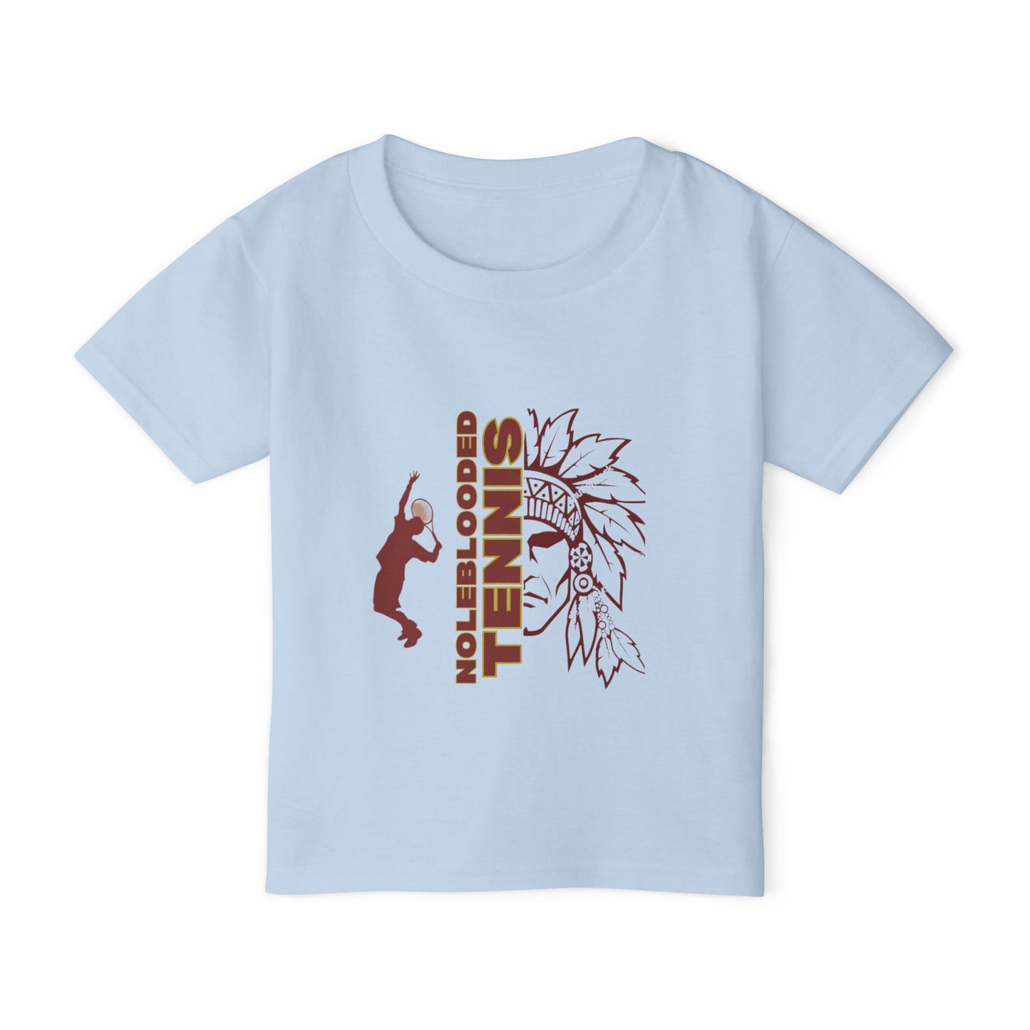 Noleblooded Athletics - Tennis Heavy Cotton™ Double-Sided, Toddler T-Shirt