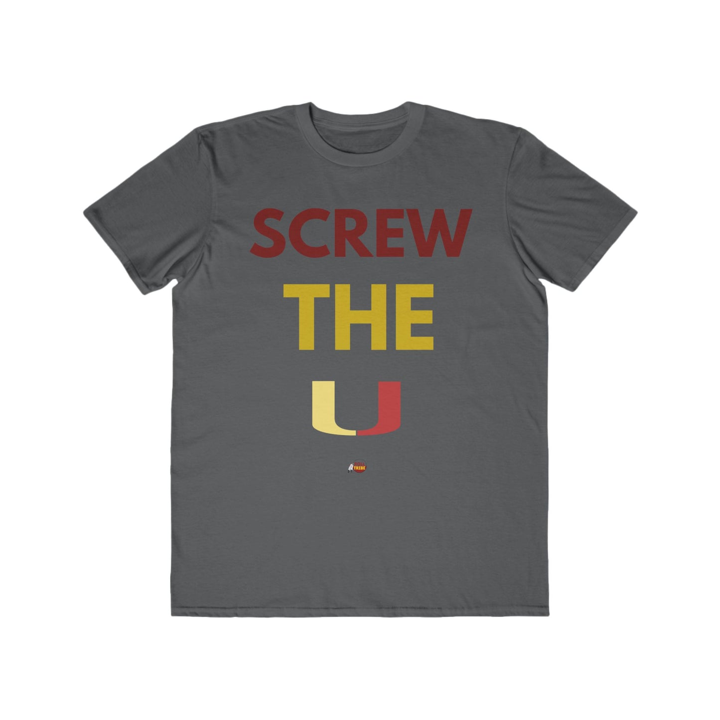 Men's Lightweight Fashion Tee - 'Screw The U' Statement Tee for Sports Fans