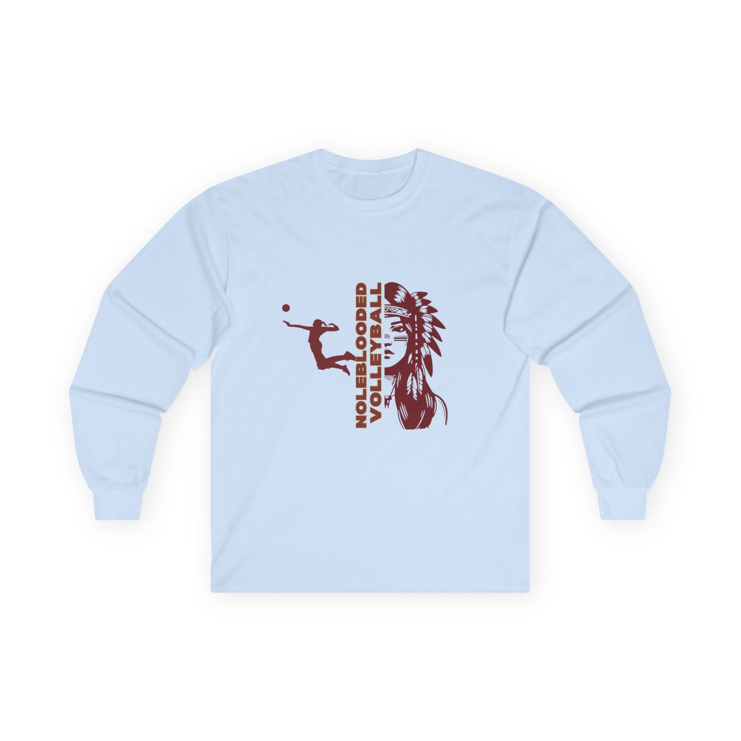 Noleblooded Athletics - Ladies Volleyball Unisex Double-Sided, Long Sleeve Tee