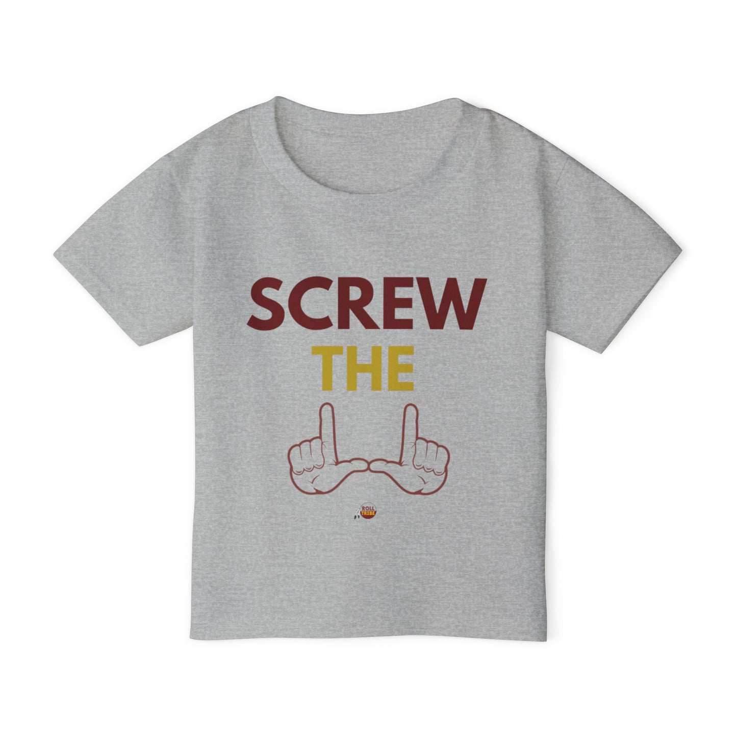 Funny Toddler T-Shirt - "Screw The" Graphic Tee for Kids