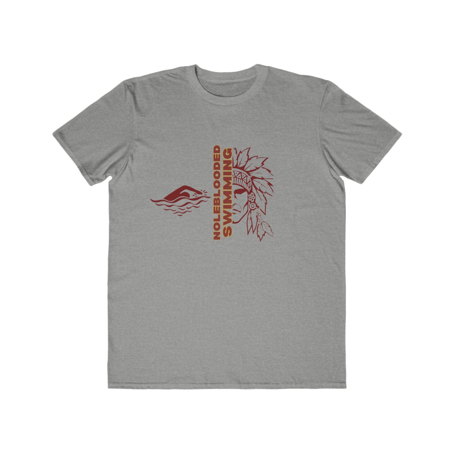 Noleblooded Athletics - Swimming Unisex Lightweight Double-Sided, Fashion Tee