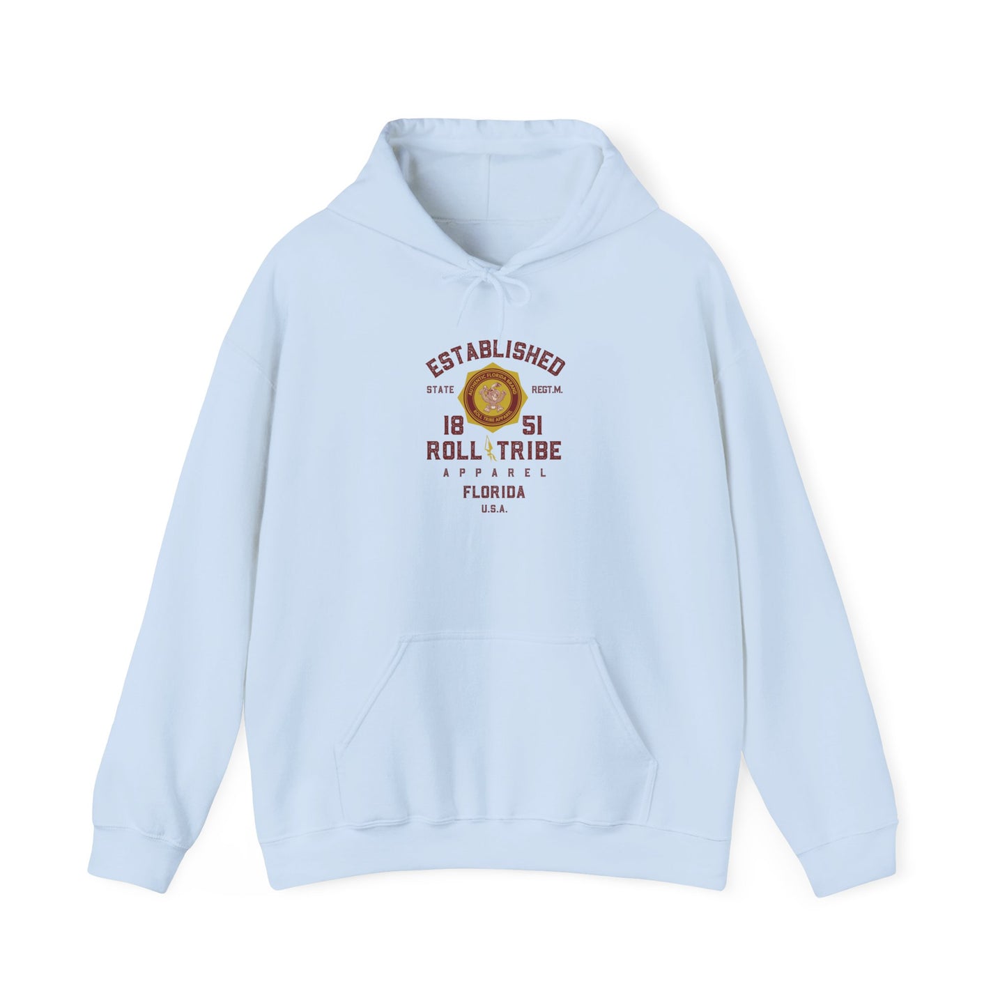 Roll Tribe - "Established 1851 Badge" Hooded Sweatshirt