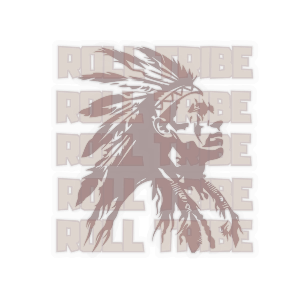 "Roll Tribe Osceola" Kiss-Cut Stickers