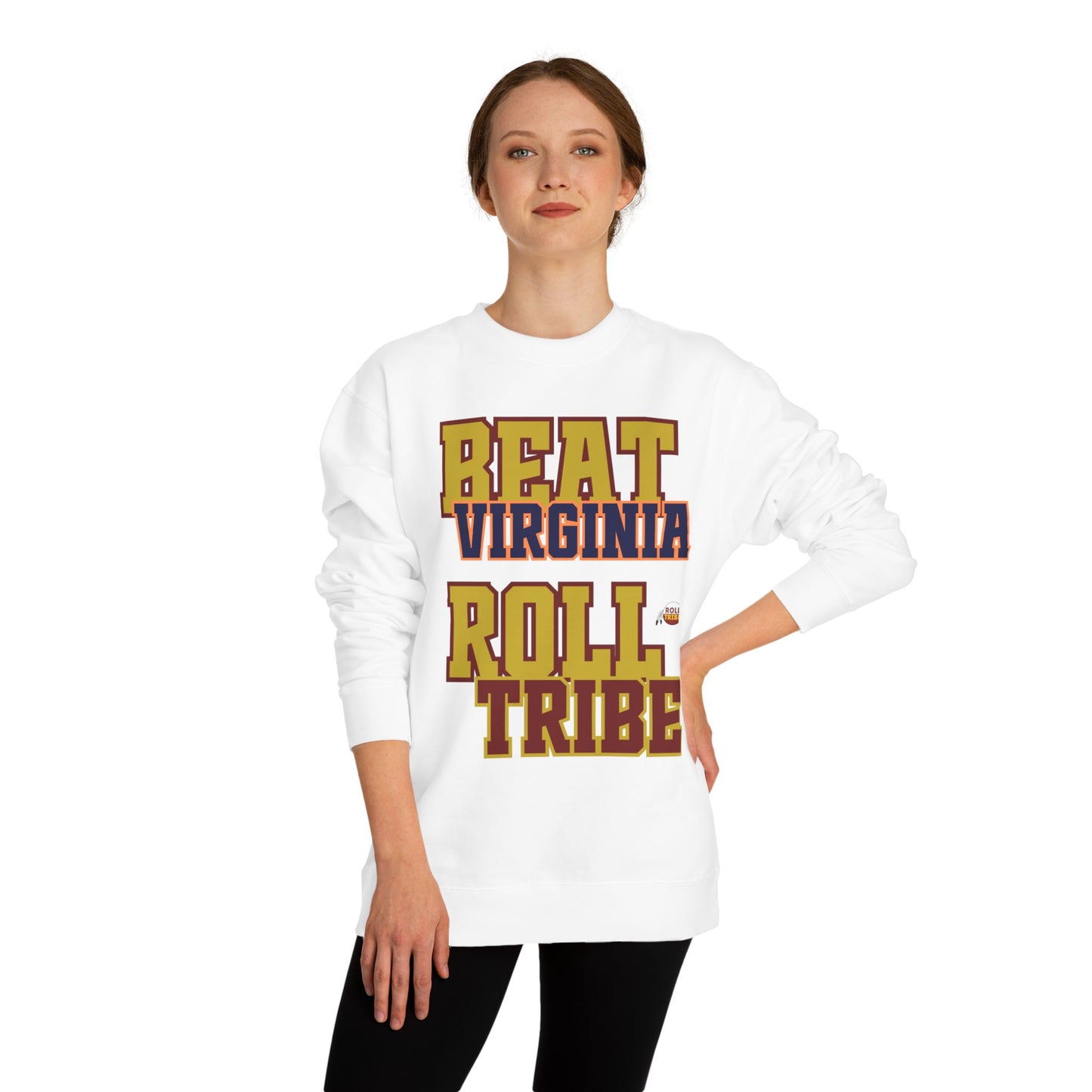 Roll Tribe "Beat Virginia" Unisex Crew Neck Sweatshirt