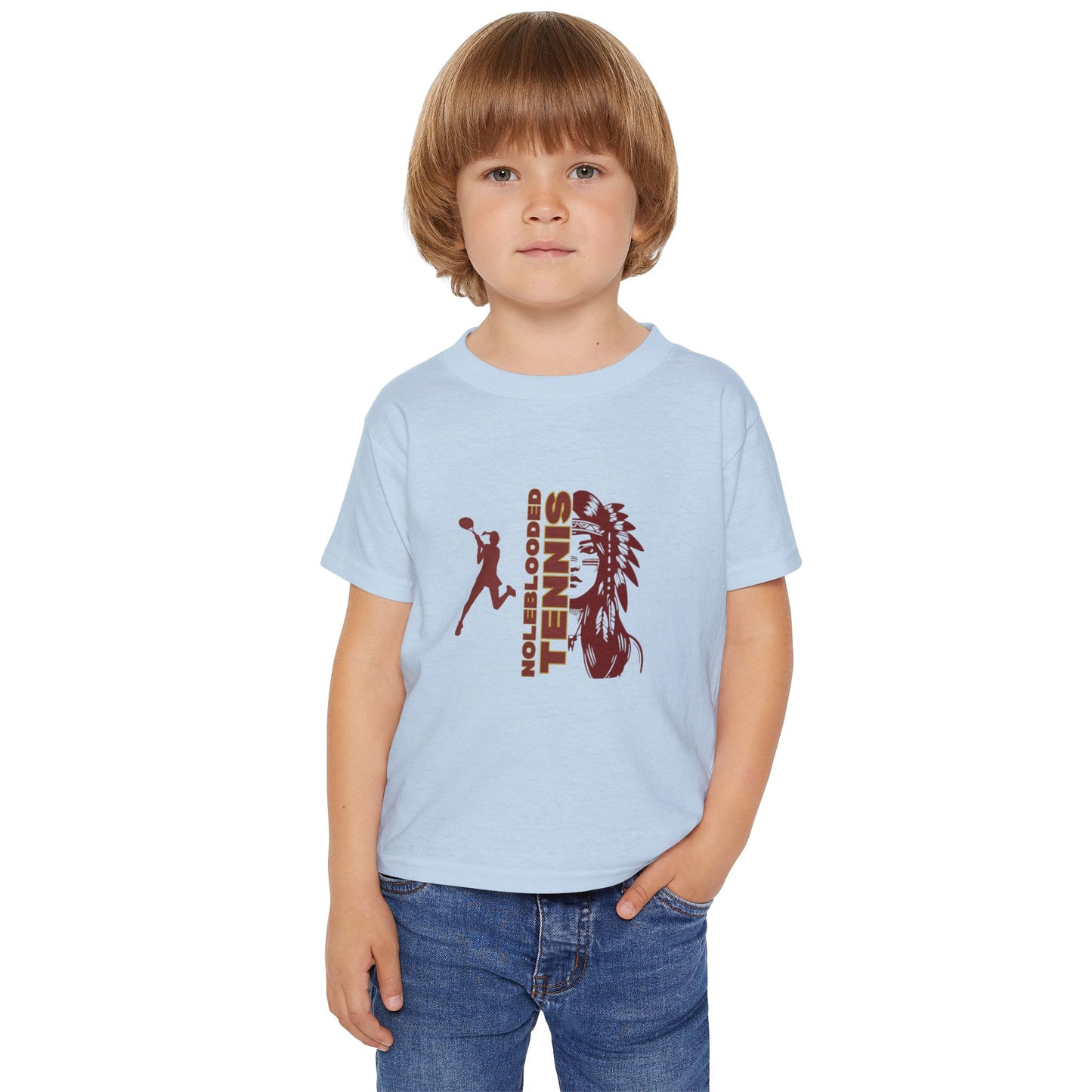 Noleblooded Athletics - Ladies Tennis, Double-Sided, Toddler T-Shirt