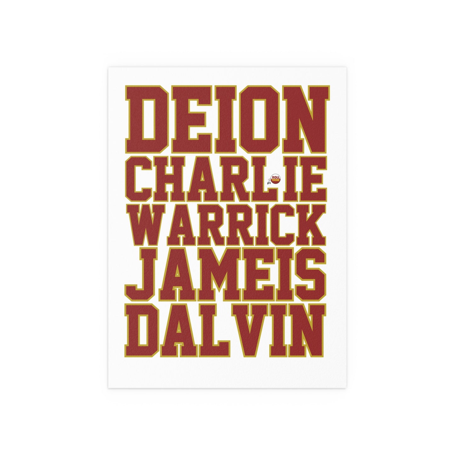 Roll Tribe - "Mt. Rushmore "Silk Wall Poster