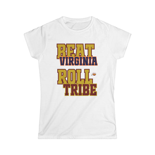Roll Tribe "Beat Virginia" Women's Softstyle Tee