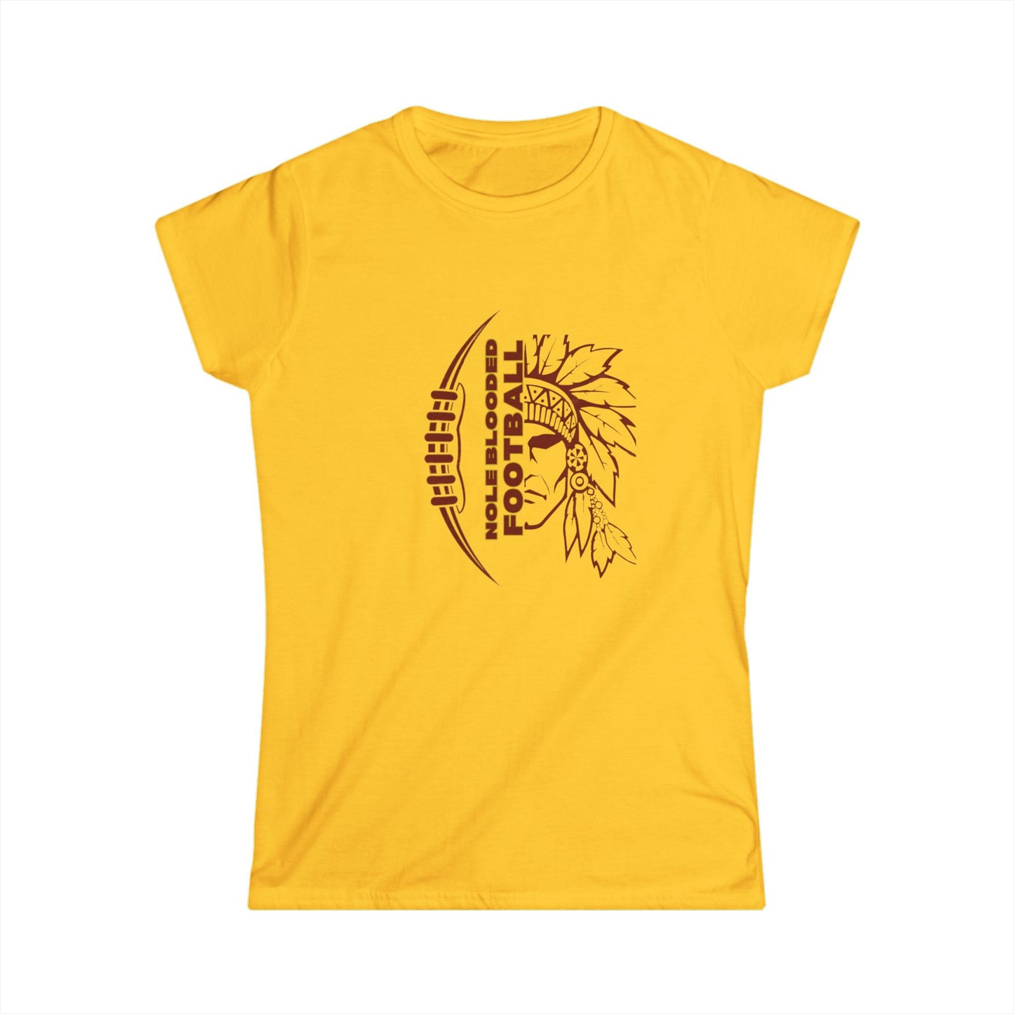NOLEBLOODED Football Women's Softstyle T-Shirt