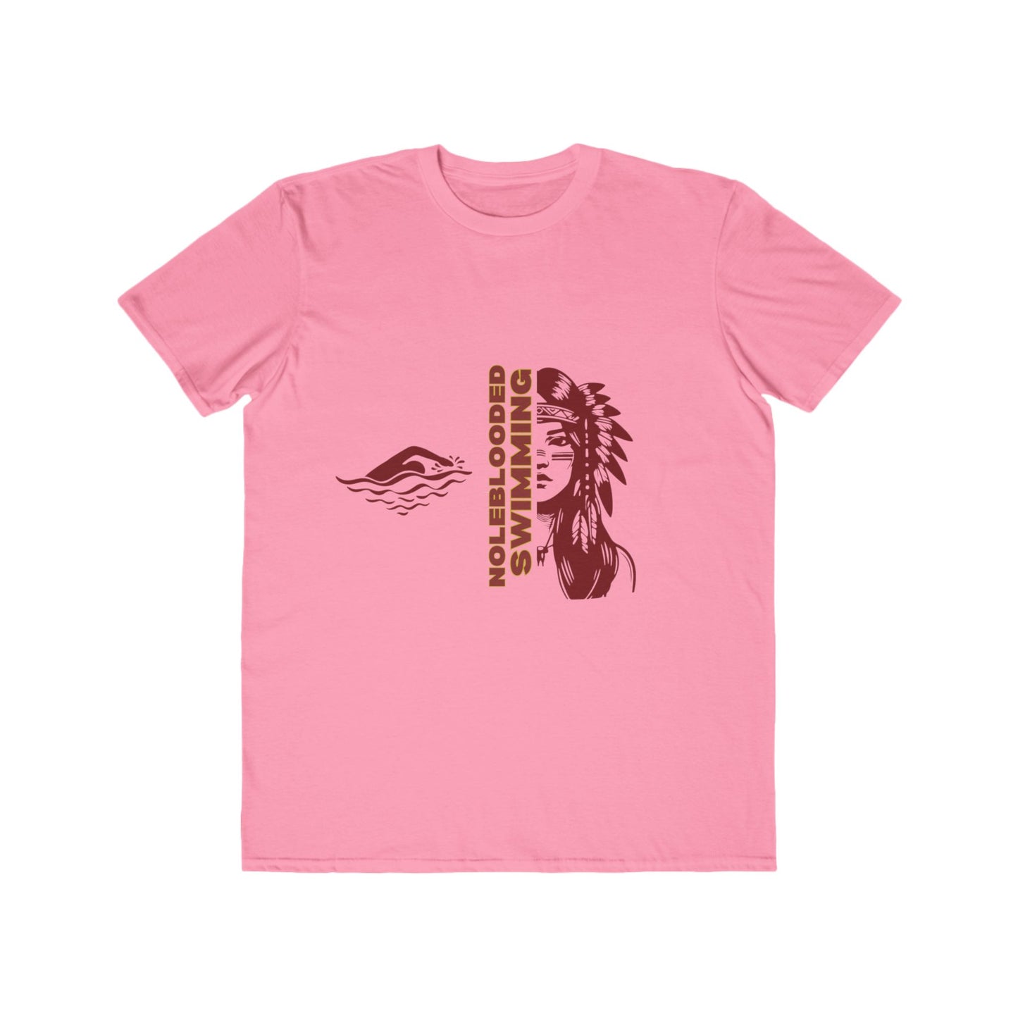 Noleblooded Athletics - Ladies Swimming Unisex Lightweight Double-Sided, Fashion Tee