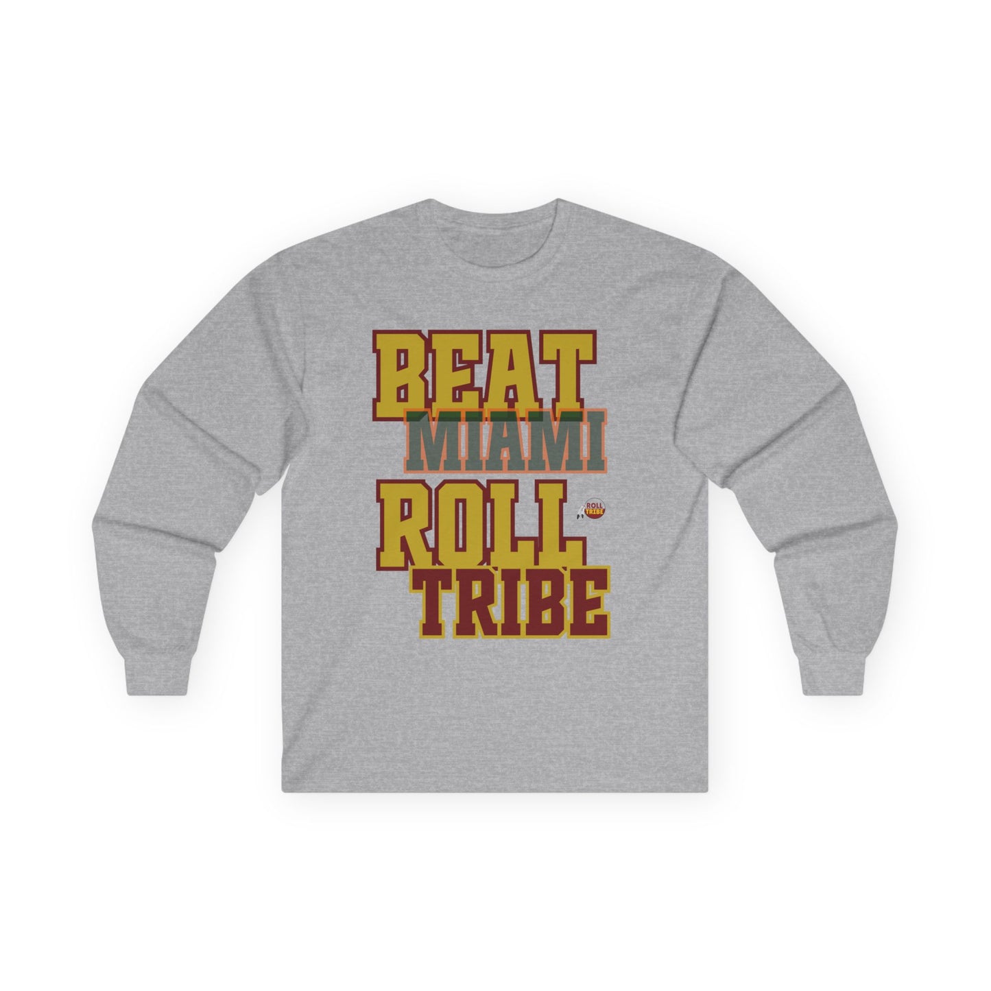 Roll Tribe "Beat Miami" Unisex Ultra Cotton Long Sleeve Tee