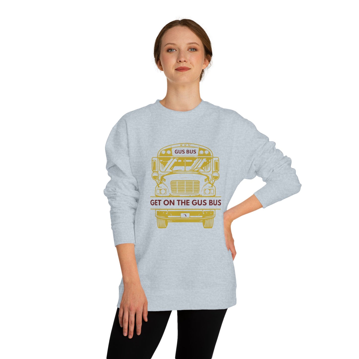 Roll Tribe "Get On The Gus Bus"  Unisex Crew Neck Sweatshirt