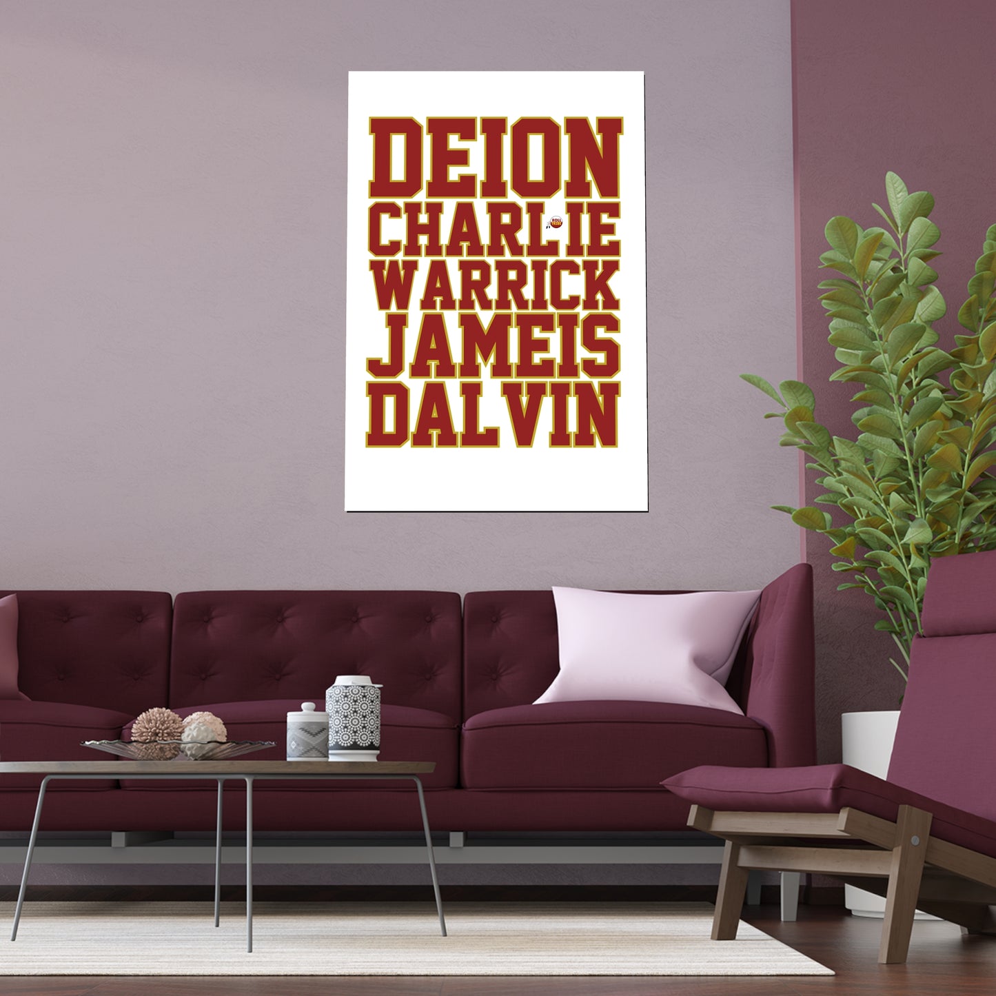 Roll Tribe - "Mt. Rushmore "Silk Wall Poster