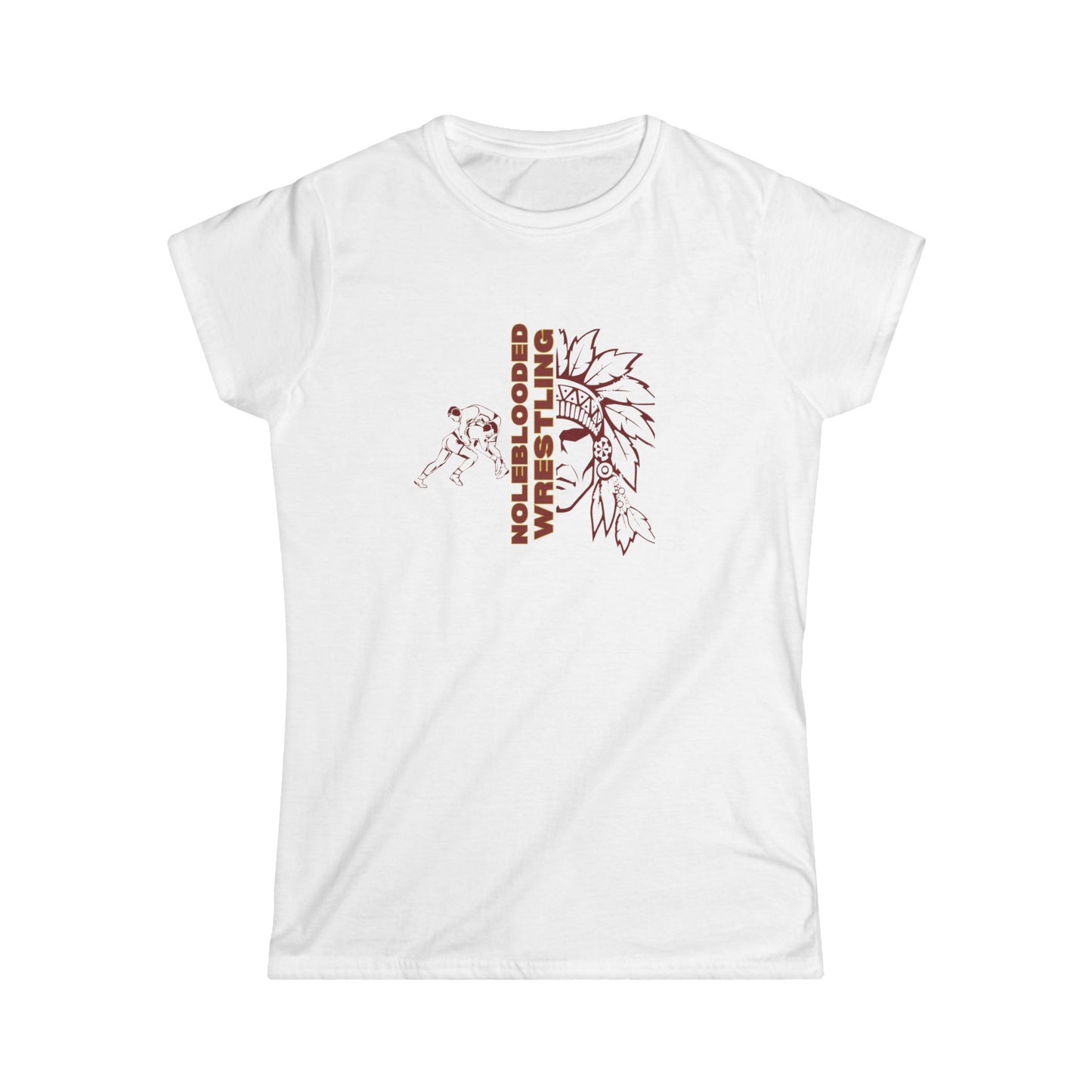 Noleblooded Athletics - Wrestling Women's Softstyle Tee