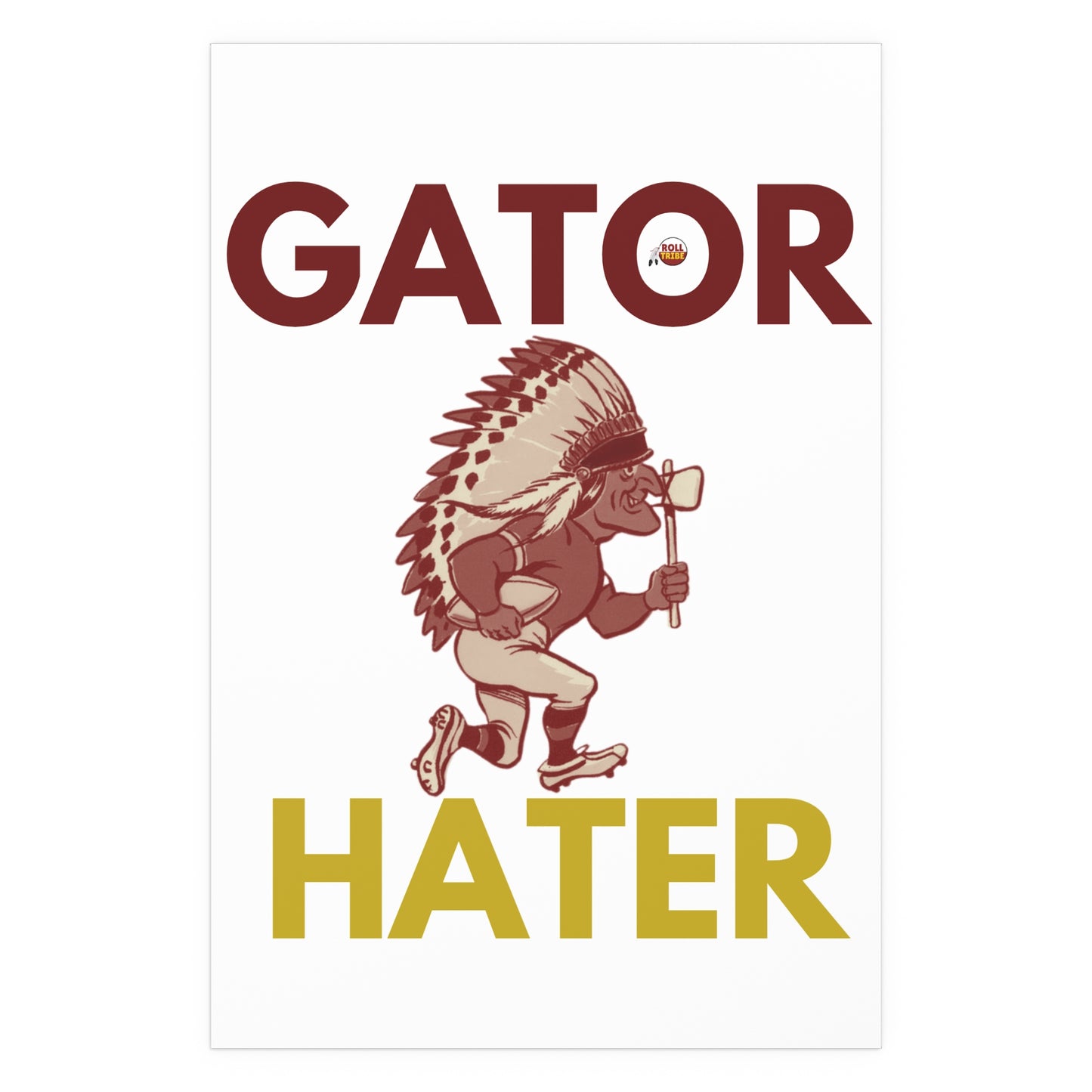 Gator Hater Silk Poster – Vibrant Indoor/Outdoor Wall Art for Gator Enthusiasts