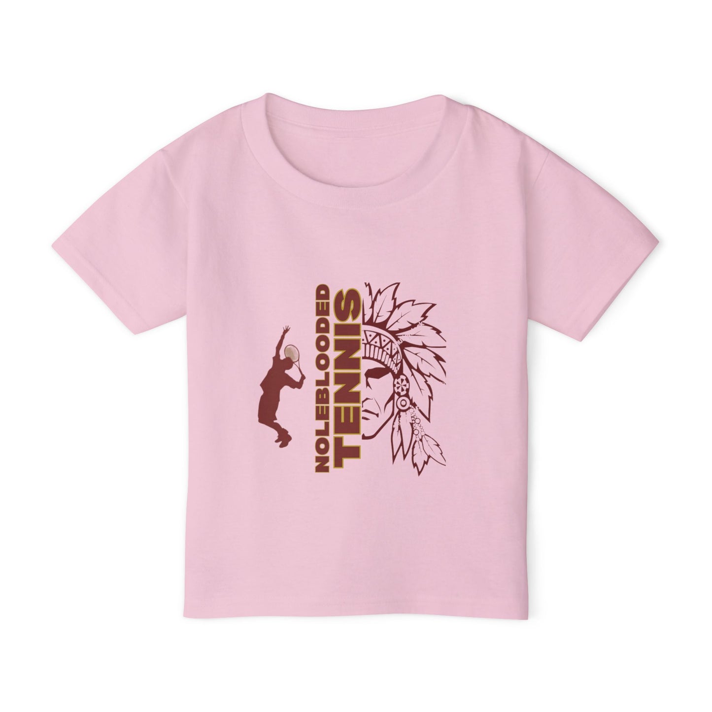 Noleblooded Athletics - Tennis Heavy Cotton™ Double-Sided, Toddler T-Shirt