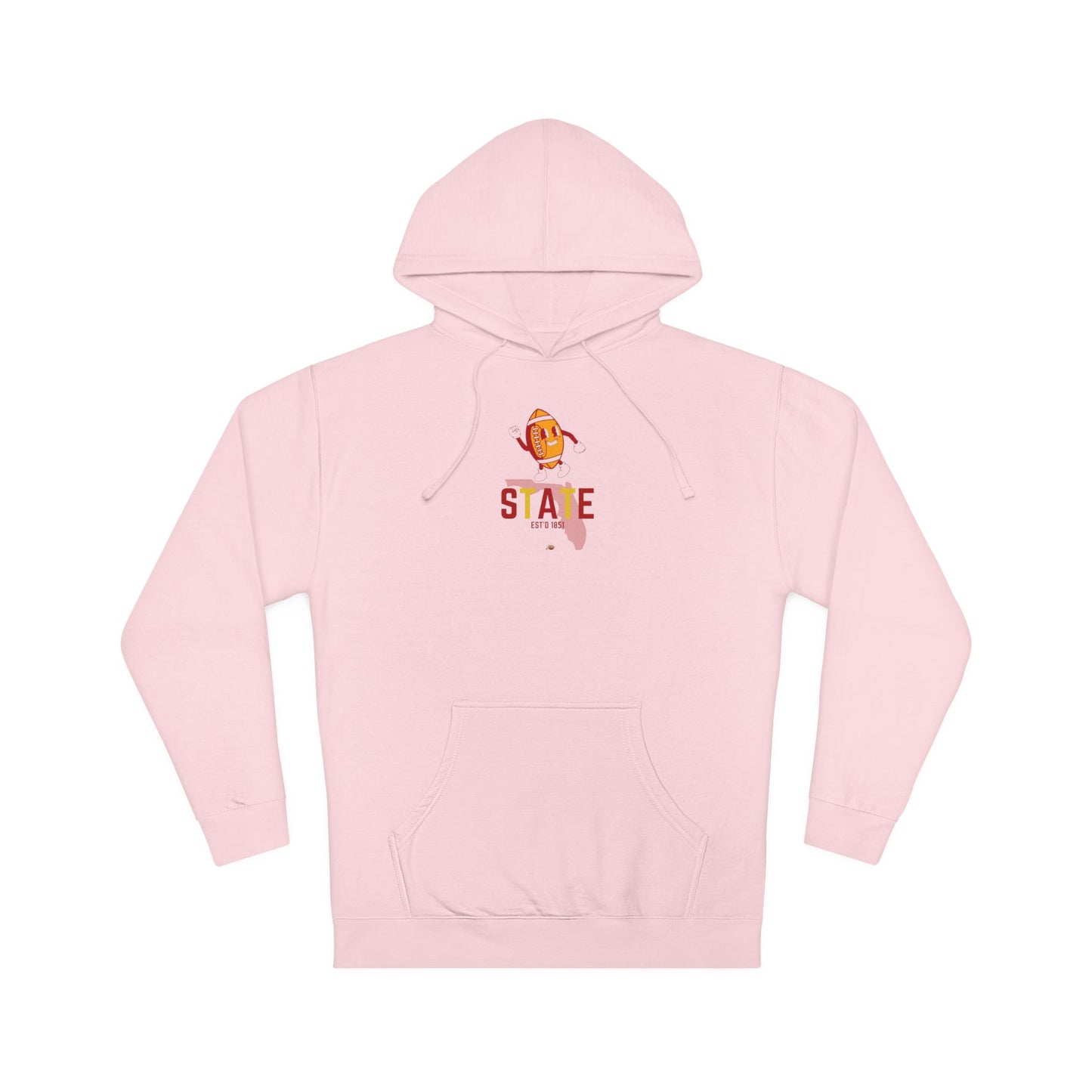 Unisex Hooded Sweatshirt - Fun State Graphic Design