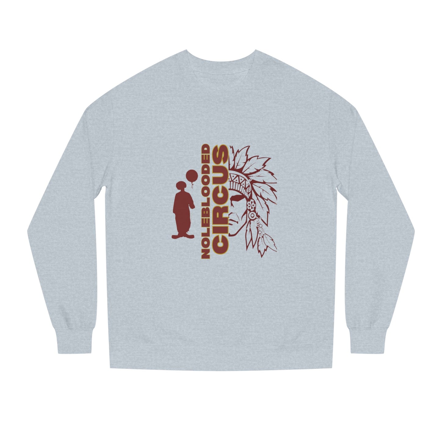 Noleblooded Athletics - Circus Unisex Double-Sided, Crew Neck Sweatshirt