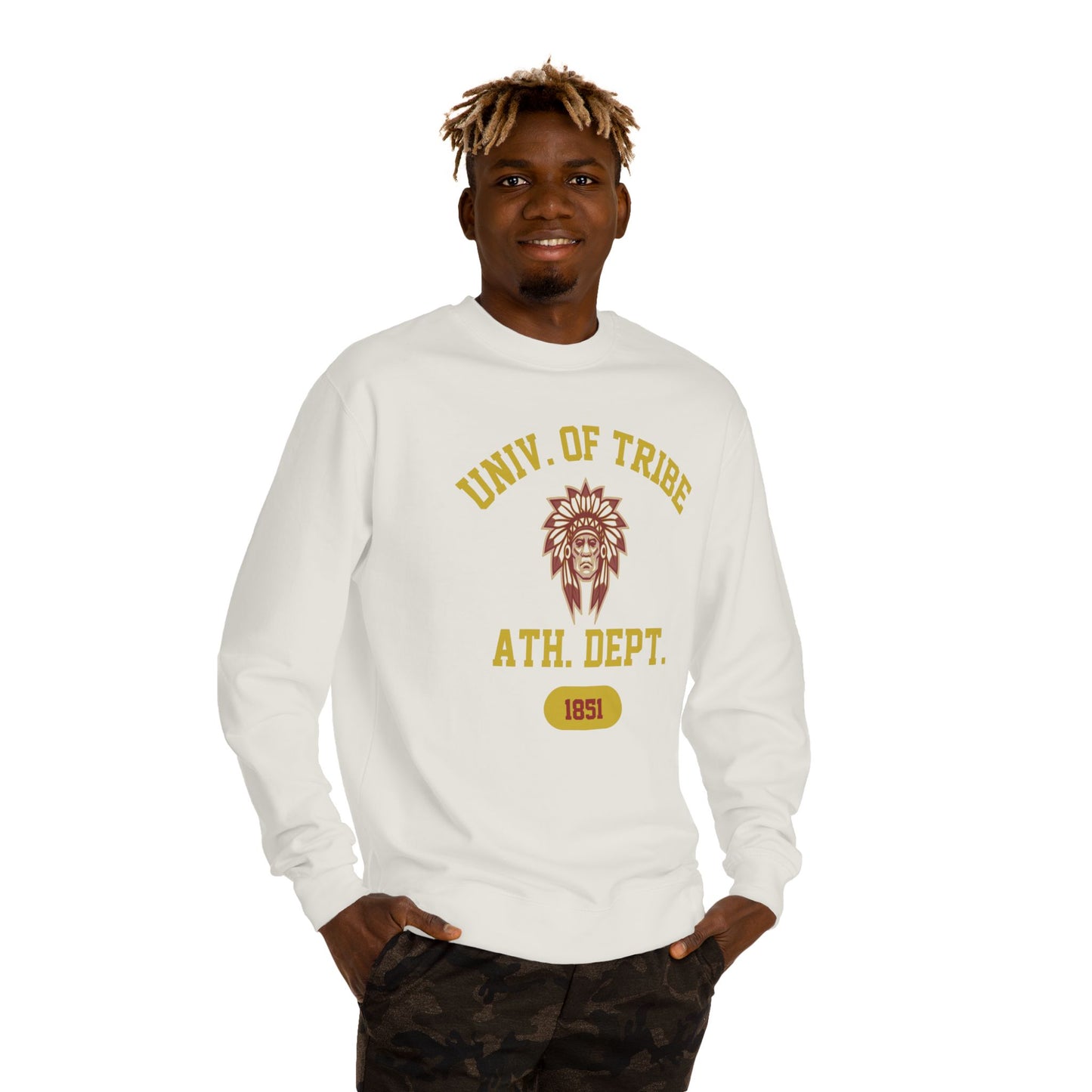 University of Tribe Athletic Department - Unisex College Tribe Sweatshirt
