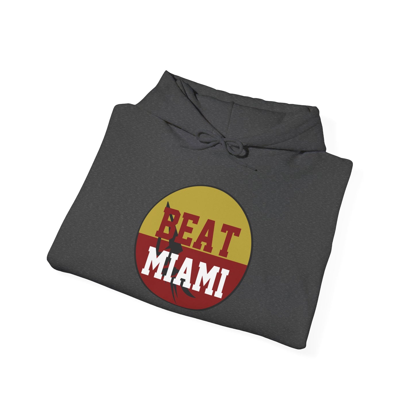 Gameday - "BEAT MIAMI" Button Unisex Heavy Blend Hoodie
