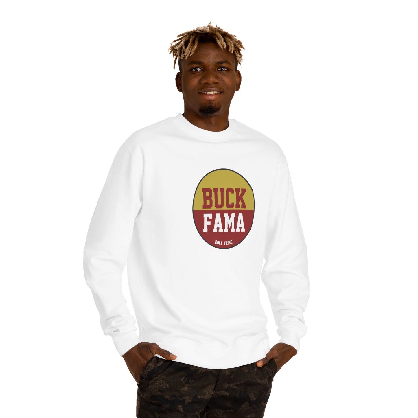 Gameday - "BUCK FAMA" Button Unisex Cozy & Trendy Sweatshirt