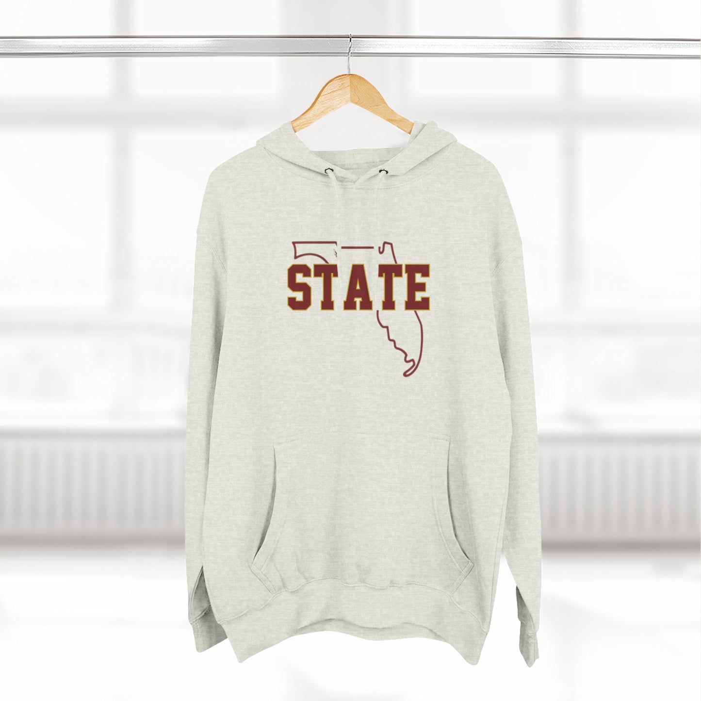 Roll Tribe "STATE X STATE" Three-Panel Fleece Hoodie