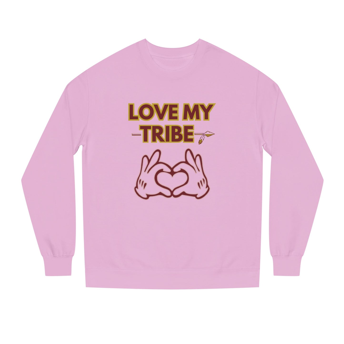 Roll Tribe "Love My Tribe" Unisex Crew Neck Sweatshirt