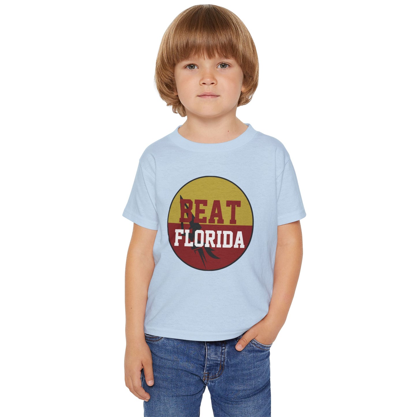 Gameday - "BEAT FLORIDA Button" Toddler T-Shirt