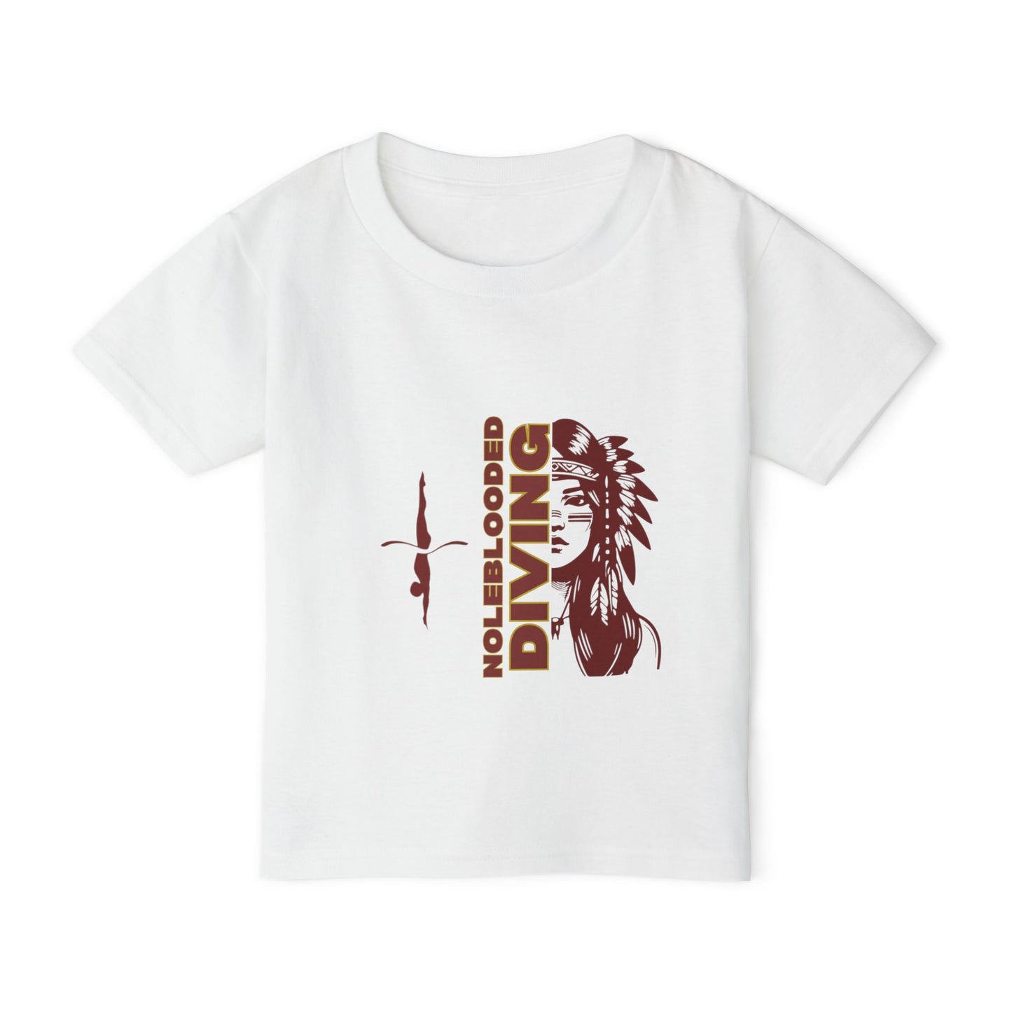Noleblooded Athletics - Ladies Diving Double-Sided, Toddler T-Shirt