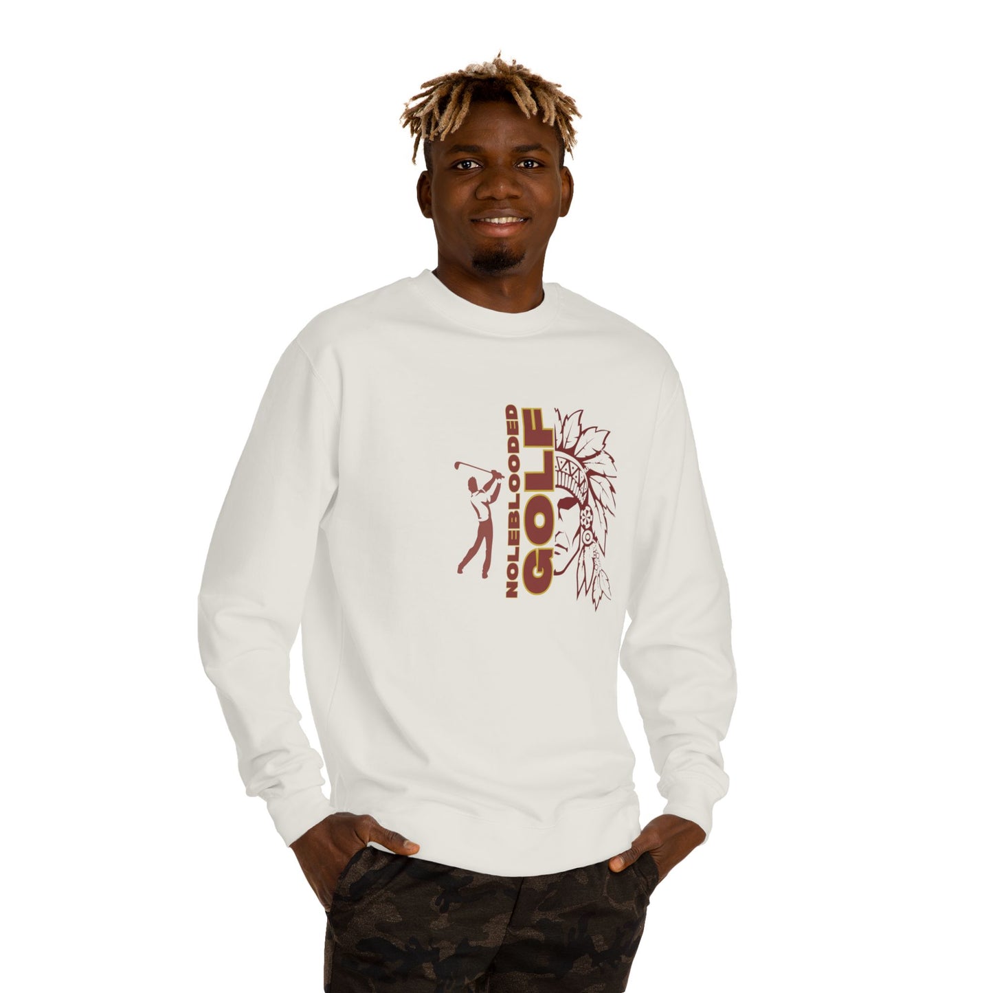 Noleblooded Athletics - Golf Unisex Double-Sided, Crew Neck Sweatshirt