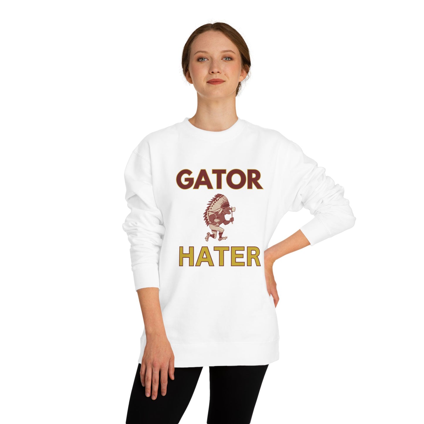 Roll Tribe - "GATOR HATER"  Unisex Crew Neck Sweatshirt