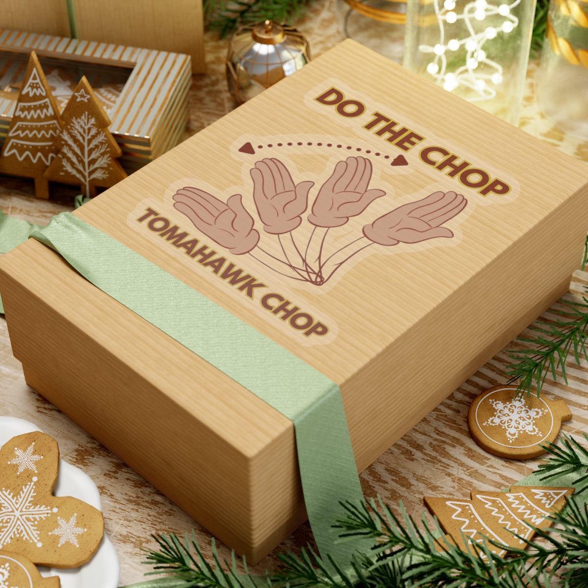 Roll Tribe "DO THE CHOP" Kiss-Cut Stickers