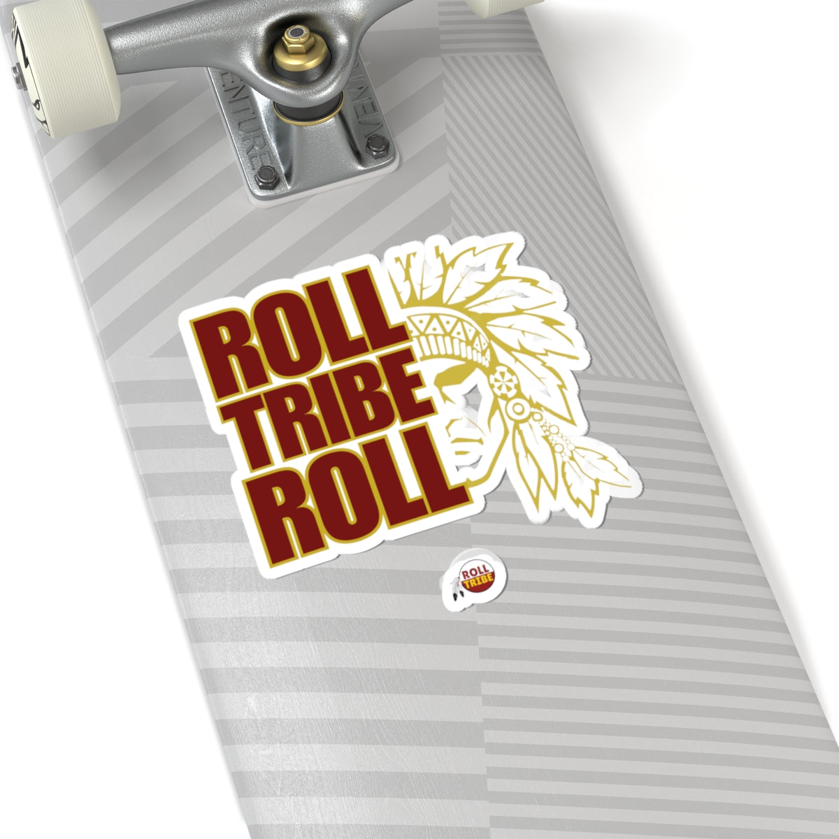 Tribal Inspired Kiss-Cut Stickers - 'Roll Tribe Roll' Design