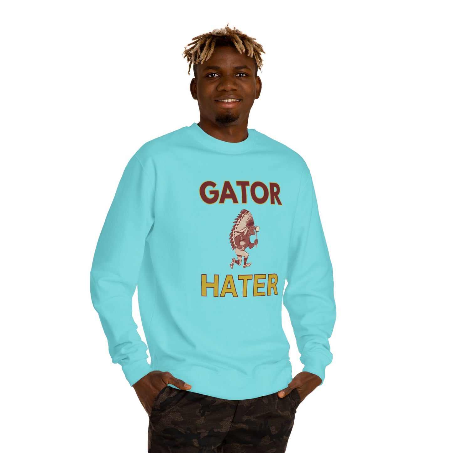 Roll Tribe - "GATOR HATER"  Unisex Crew Neck Sweatshirt