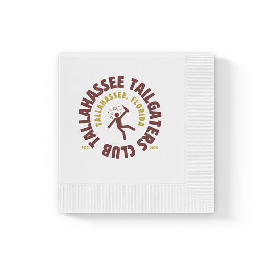 Tallahassee Tailgater Club Napkins - Perfect for Game Day Celebrations