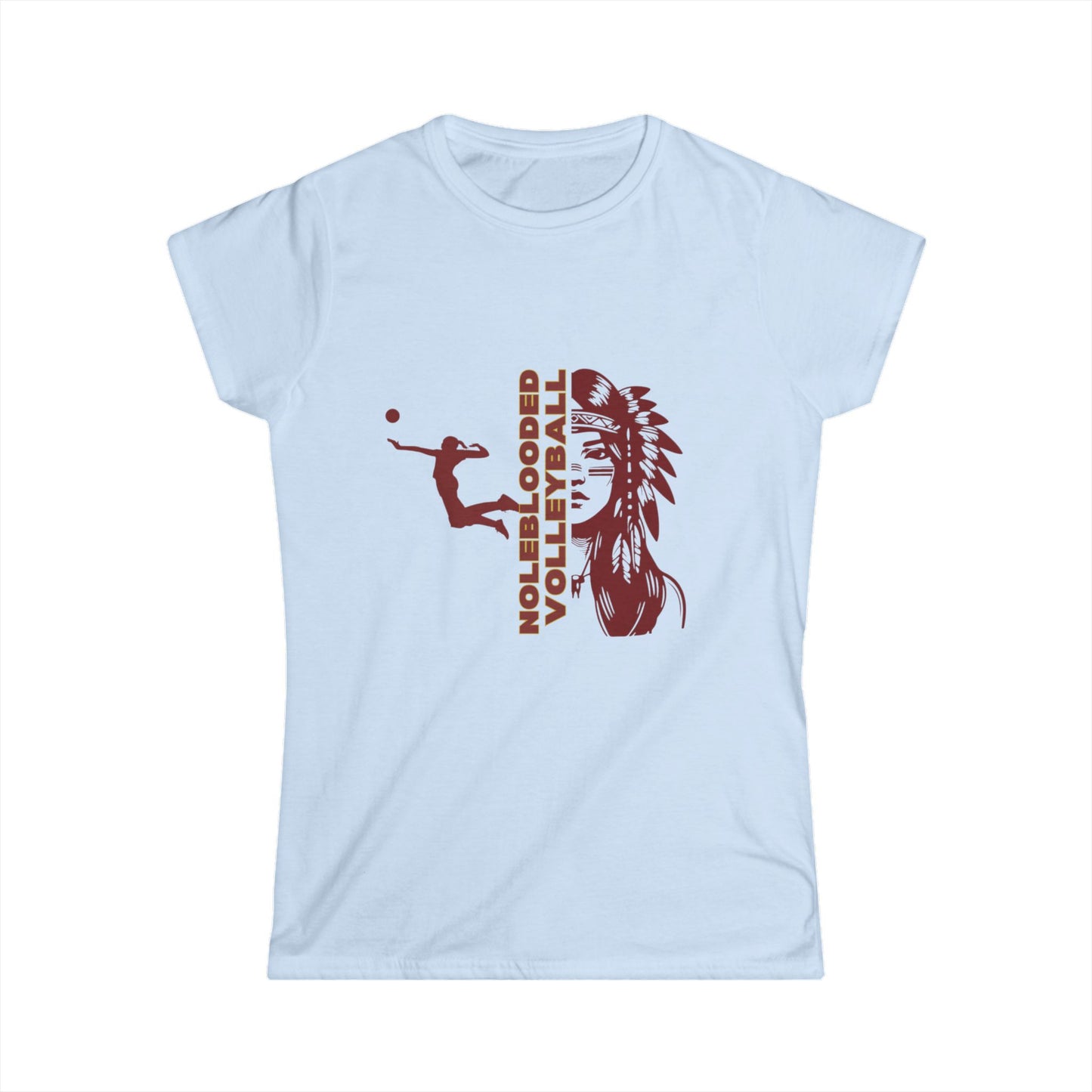 Noleblooded Athletics - Volleyball Unisex Graphic, Double-Sided,  T-ShirtWomen's Tee